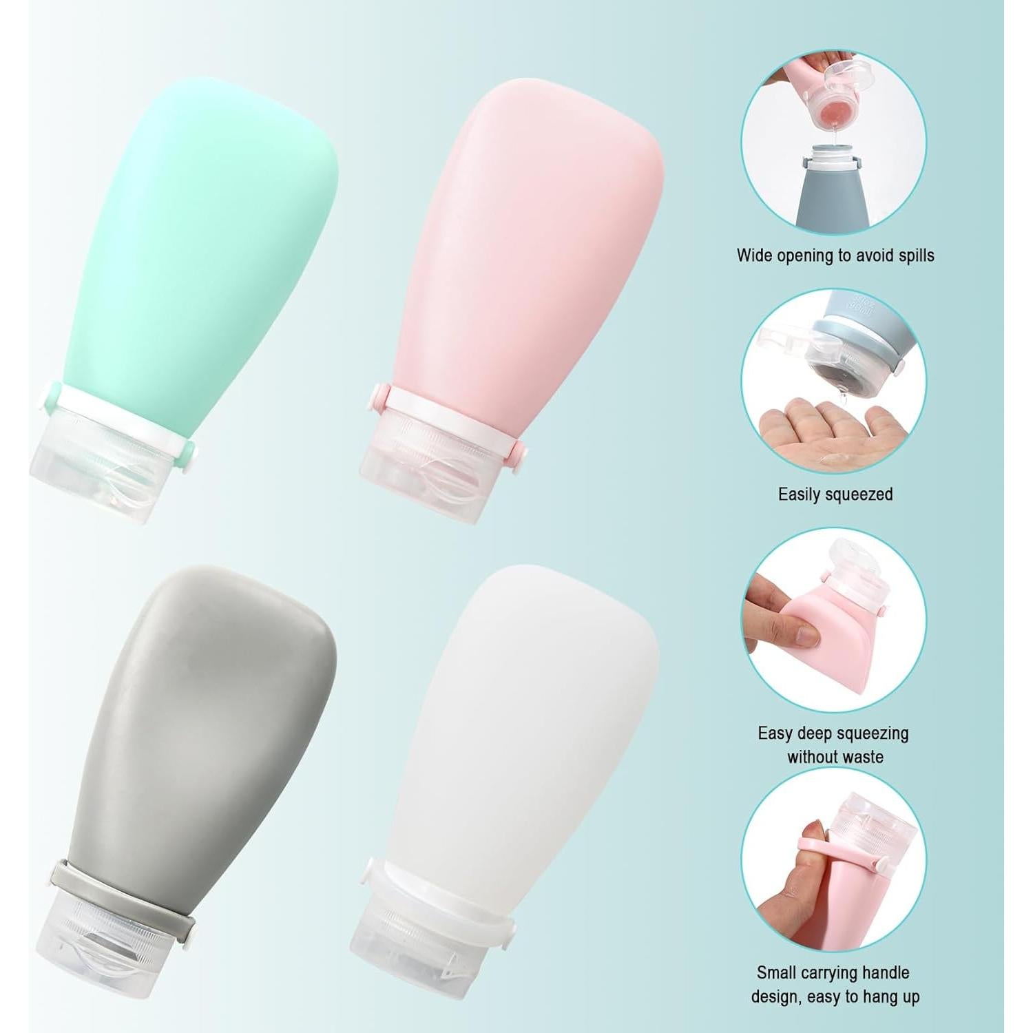 Juego de Aseo de Viaje 18 Piezas DingCo - Aprobado TSA