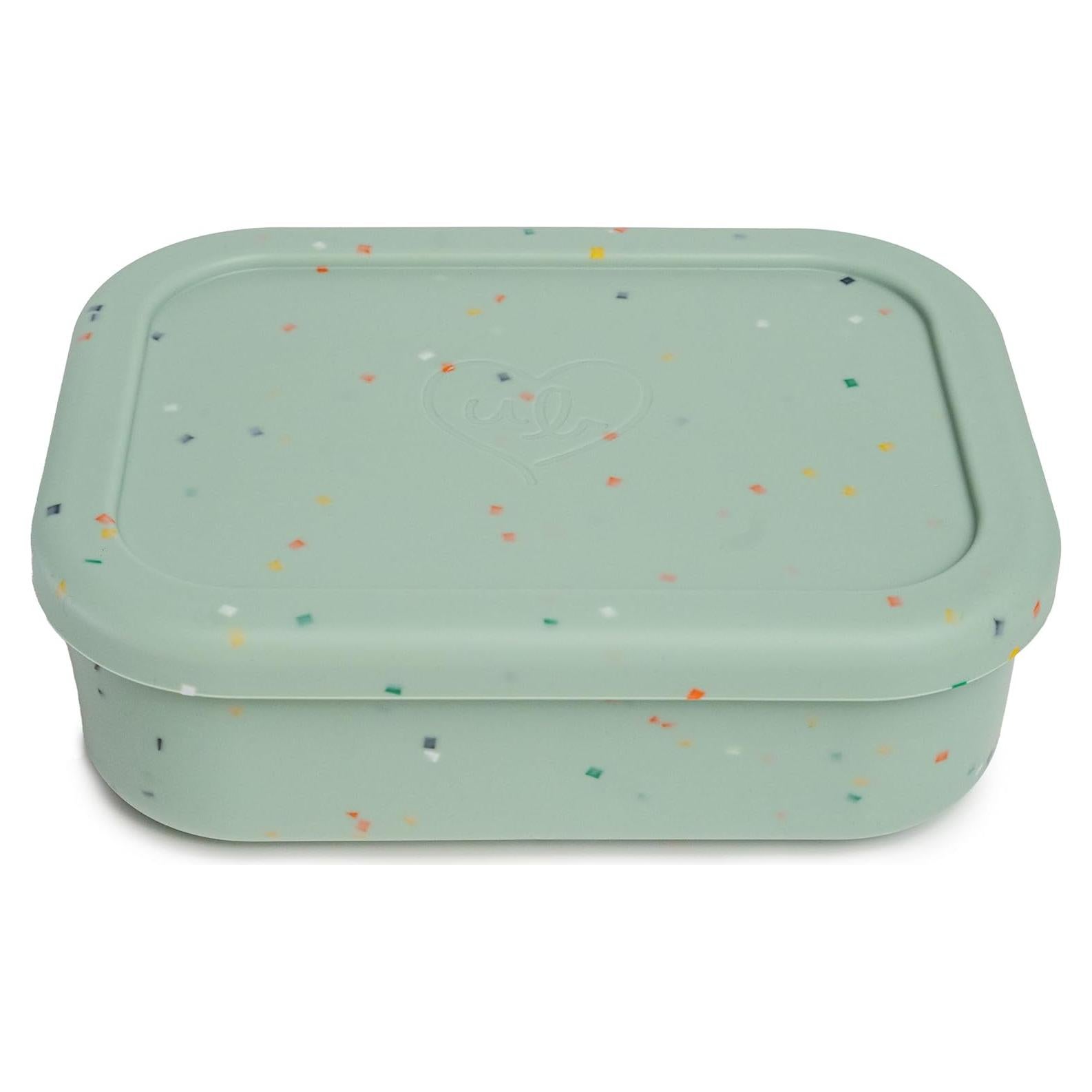 Caja Bento de Silicona Ullabelle Verde 0.45kg Apta Microondas