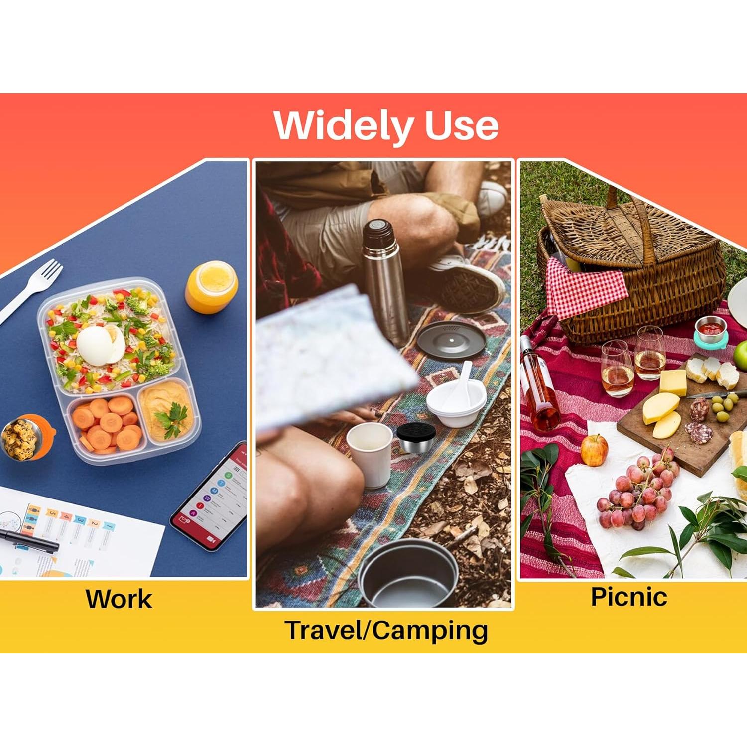 Paquete de 6 Contenedores de Aderezo VIGOR PATH 70ml