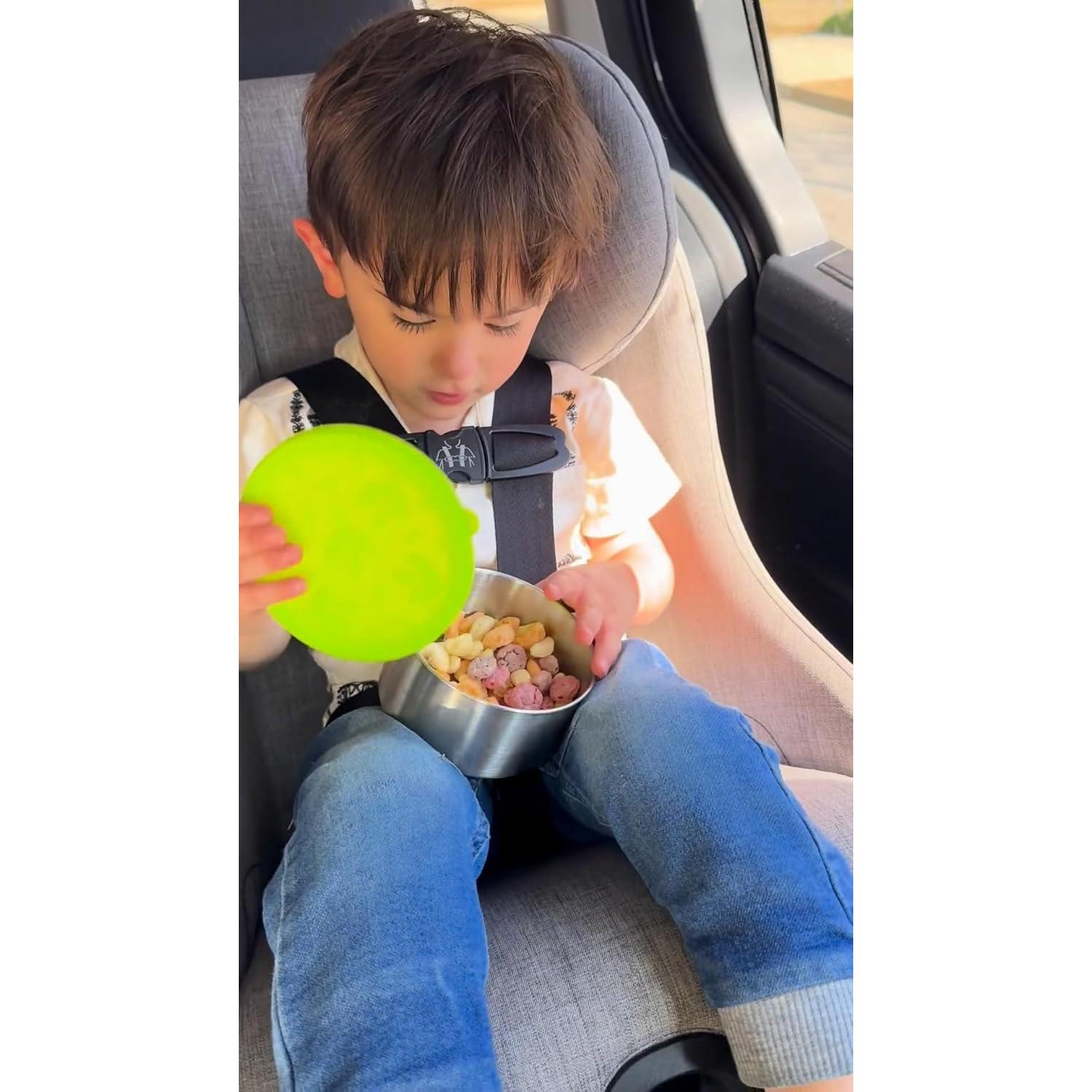 2 Contenedores de Acero Inoxidable TAVVA 12 oz A Prueba de Fugas