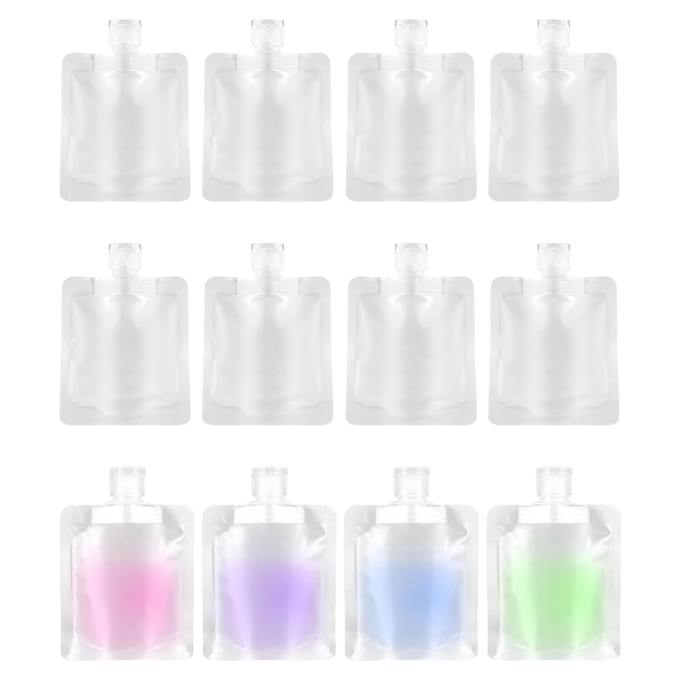 Set de 20 Bolsas de Líquido de Viaje EORTA 30ml a Prueba de Fugas