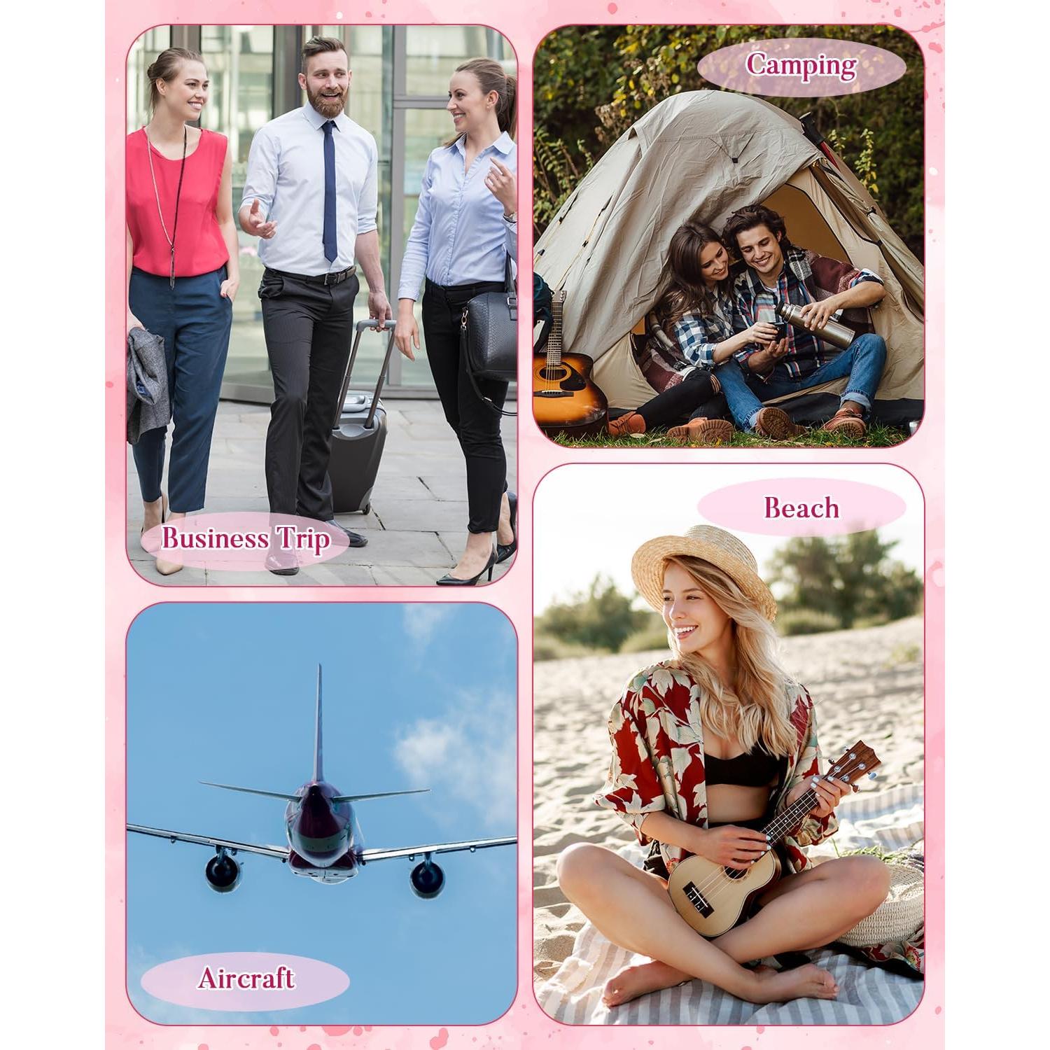 Set de 20 Bolsas de Líquido de Viaje EORTA 30ml a Prueba de Fugas