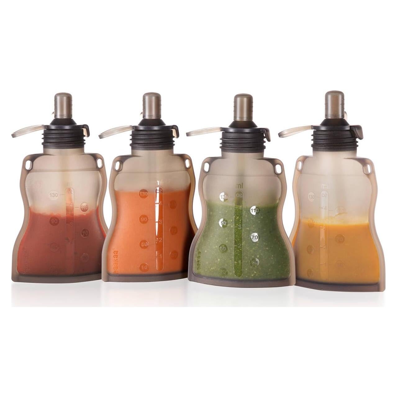 Bolsas Reutilizables para Comida de Bebé Haakaa - 4 Unidades