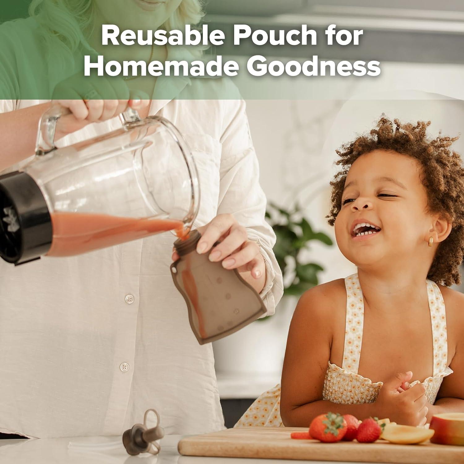 Bolsas Reutilizables para Comida de Bebé Haakaa - 4 Unidades