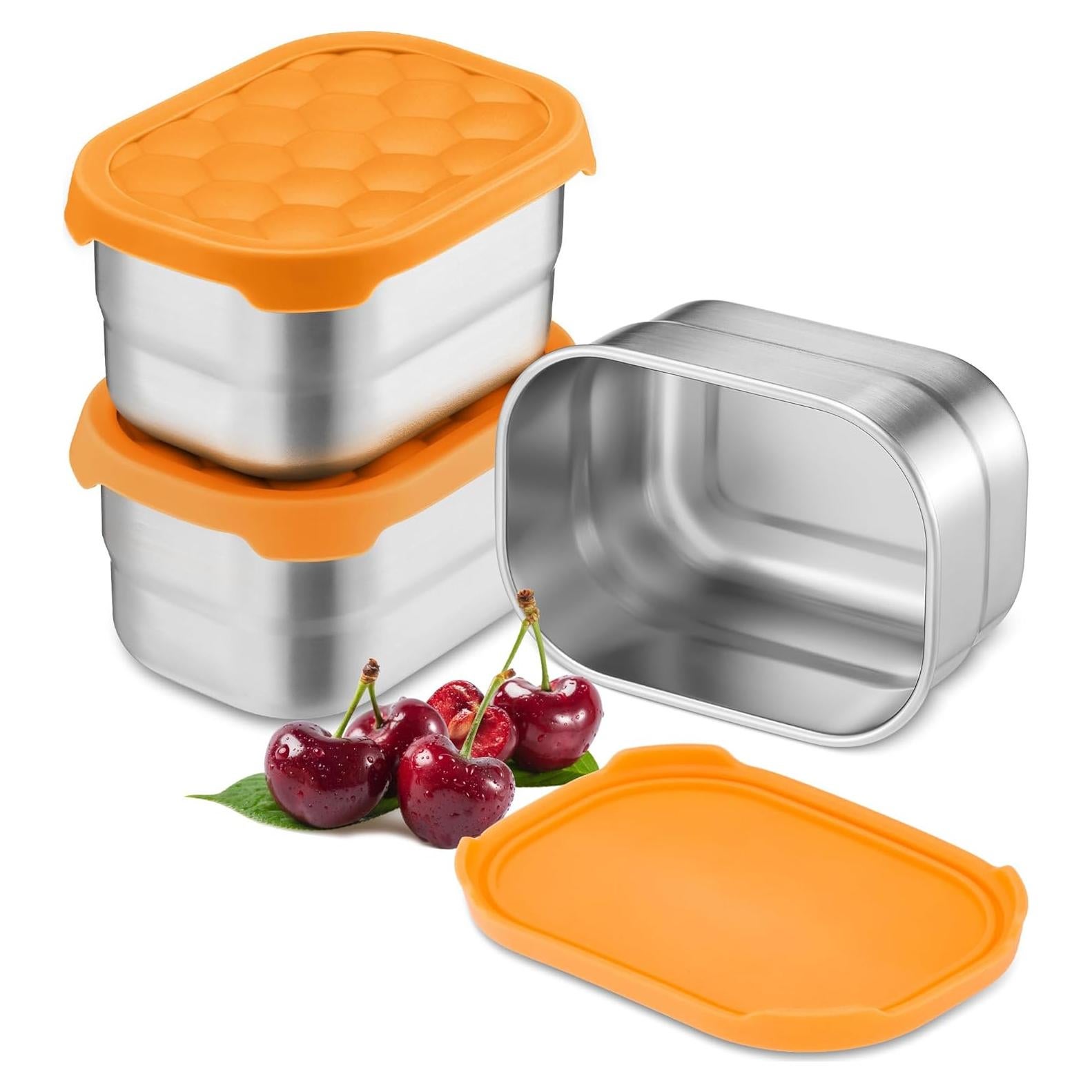 Contenedores de Aperitivos E-far Acero Inoxidable 3 Piezas 230ml