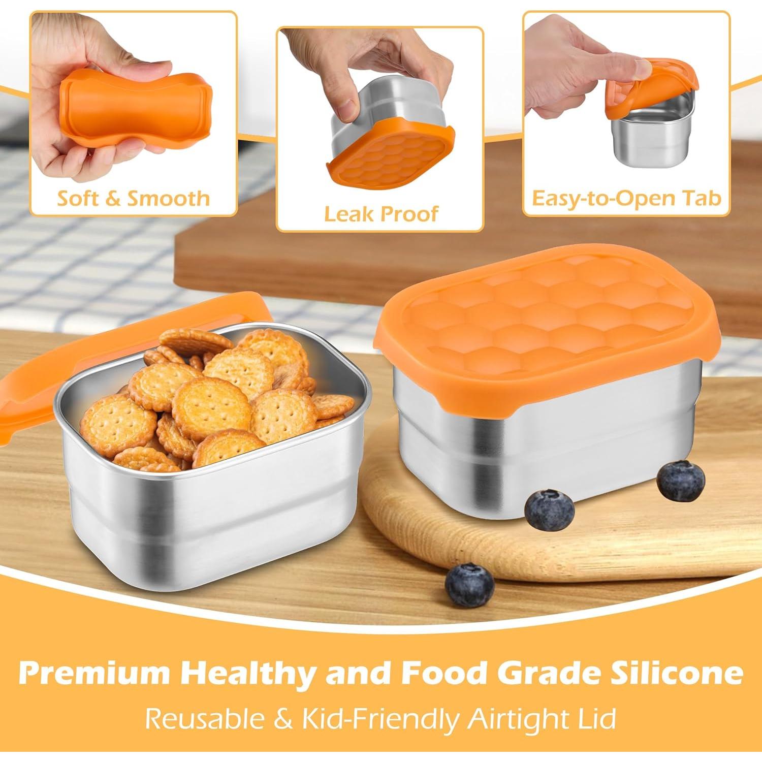 Contenedores de Aperitivos E-far Acero Inoxidable 3 Piezas 230ml