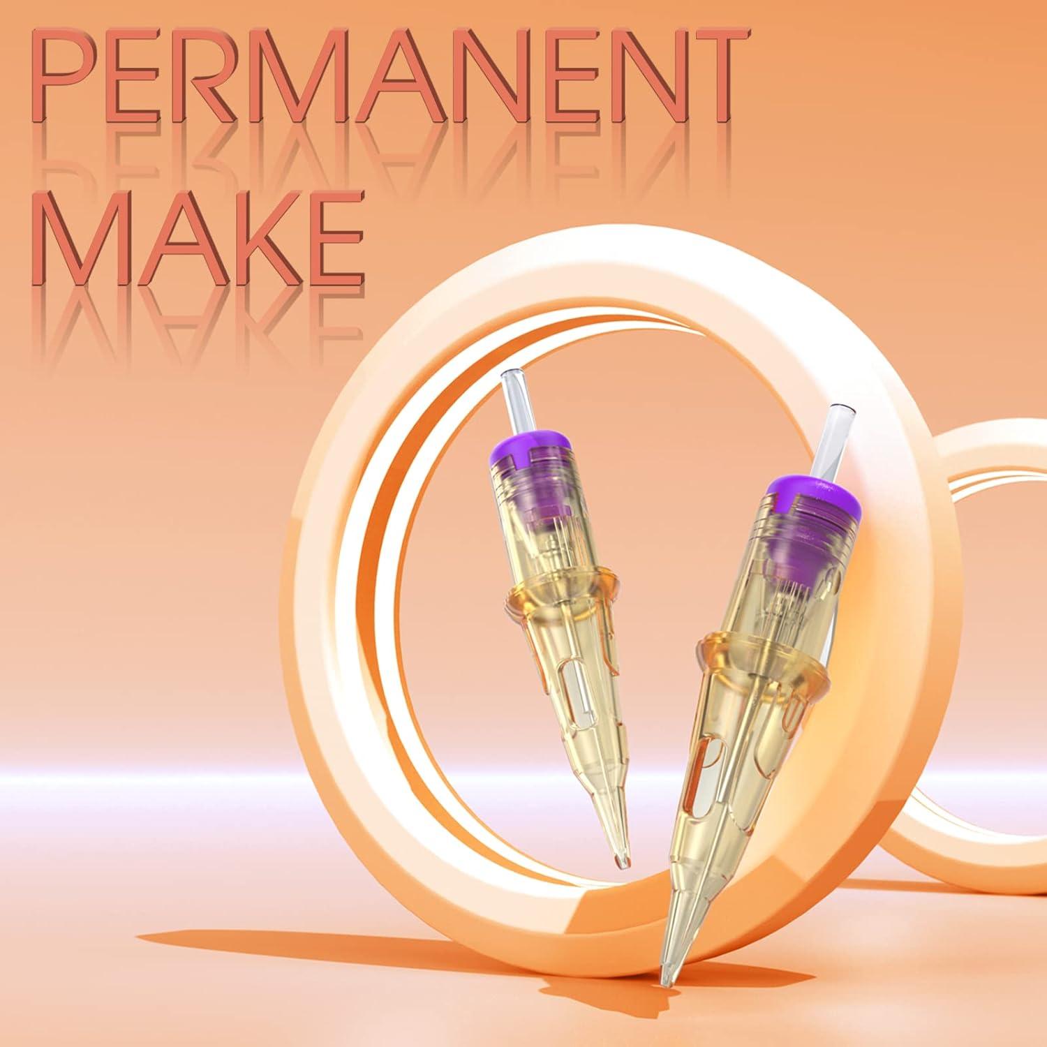 Agujas de Cartucho Tatuaje INKin 0.18mm 20Pcs Maquillaje Permanente