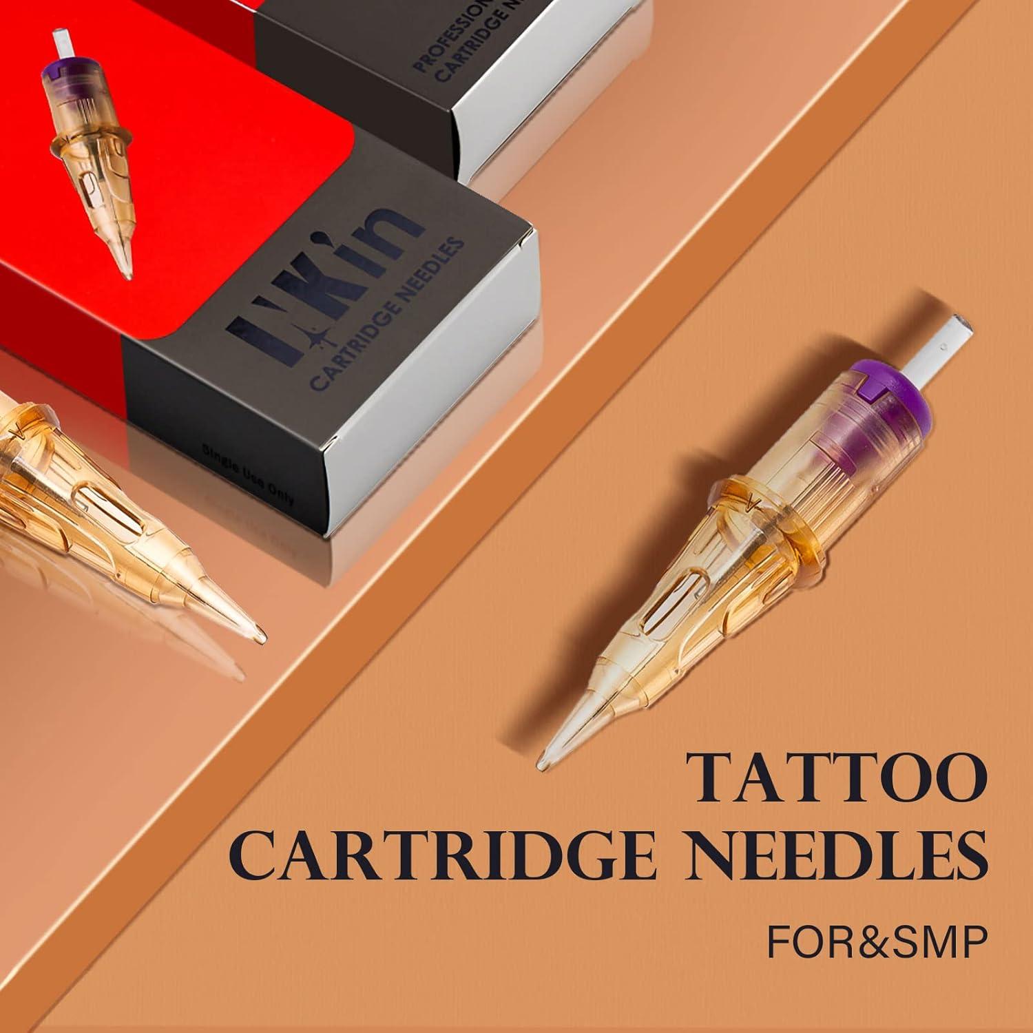 Agujas de Cartucho Tatuaje INKin 0.18mm 20Pcs Maquillaje Permanente