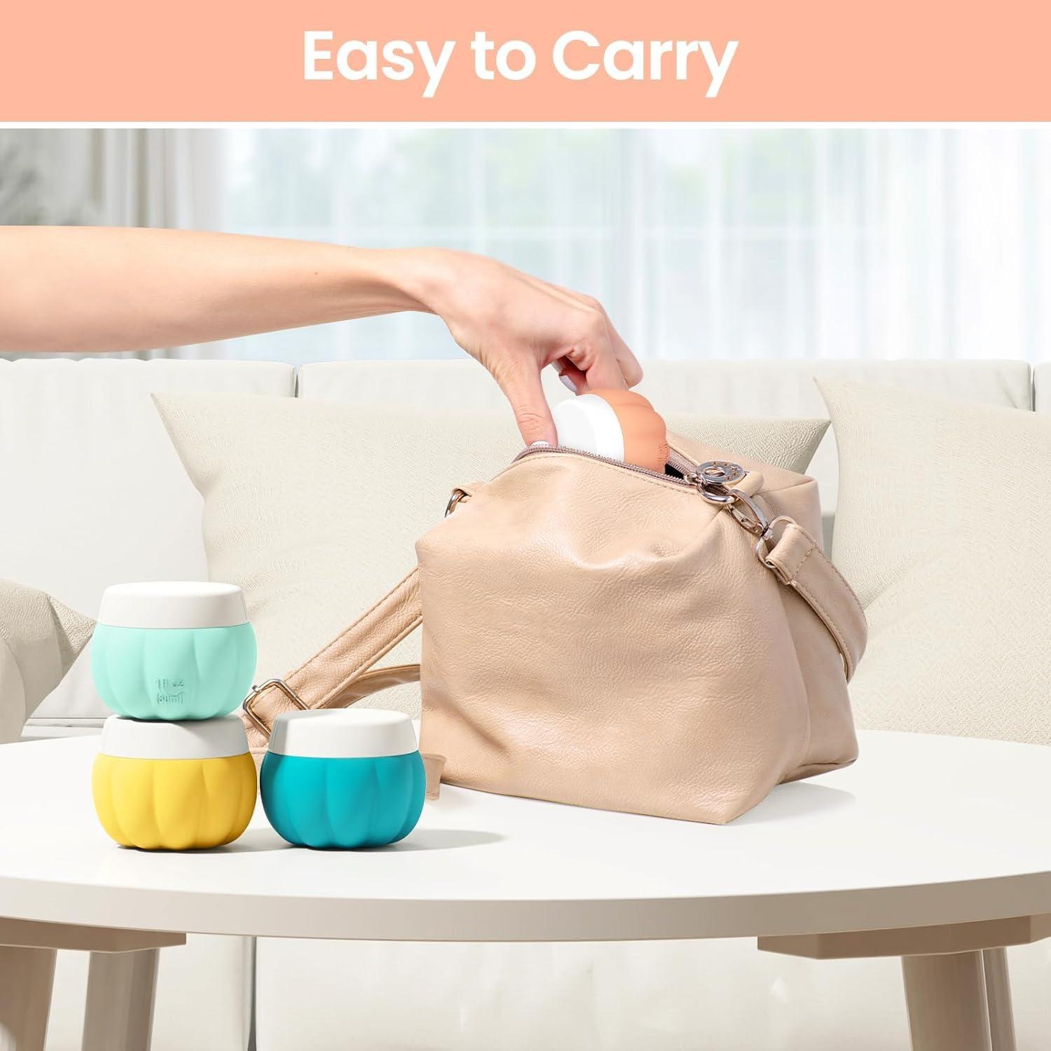 Contenedores de Viaje Redfly 4 Piezas Silicona Aprobados TSA