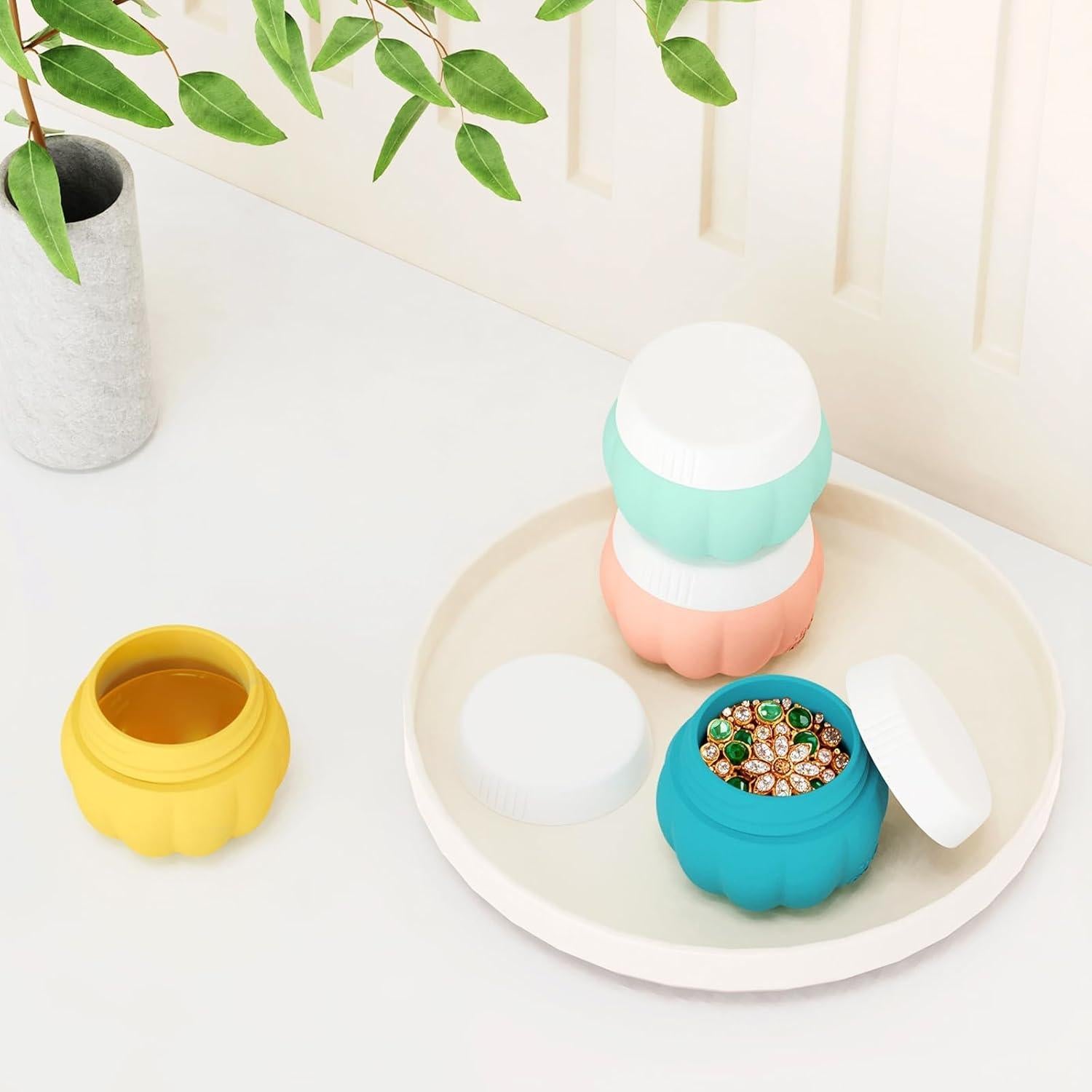 Contenedores de Viaje Redfly 4 Piezas Silicona Aprobados TSA