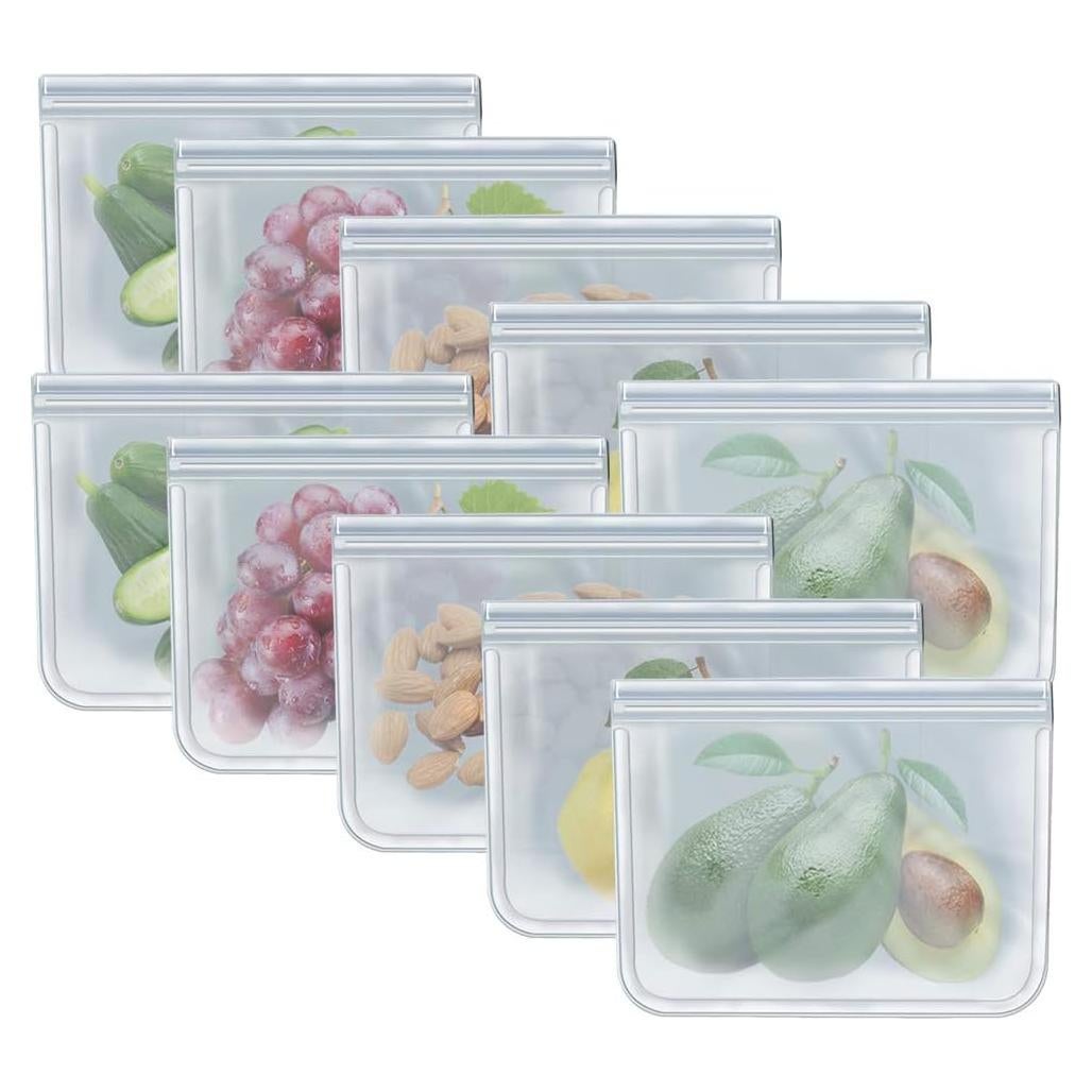 Bolsas de Congelador Reutilizables RLAVBL 10 Piezas 1L