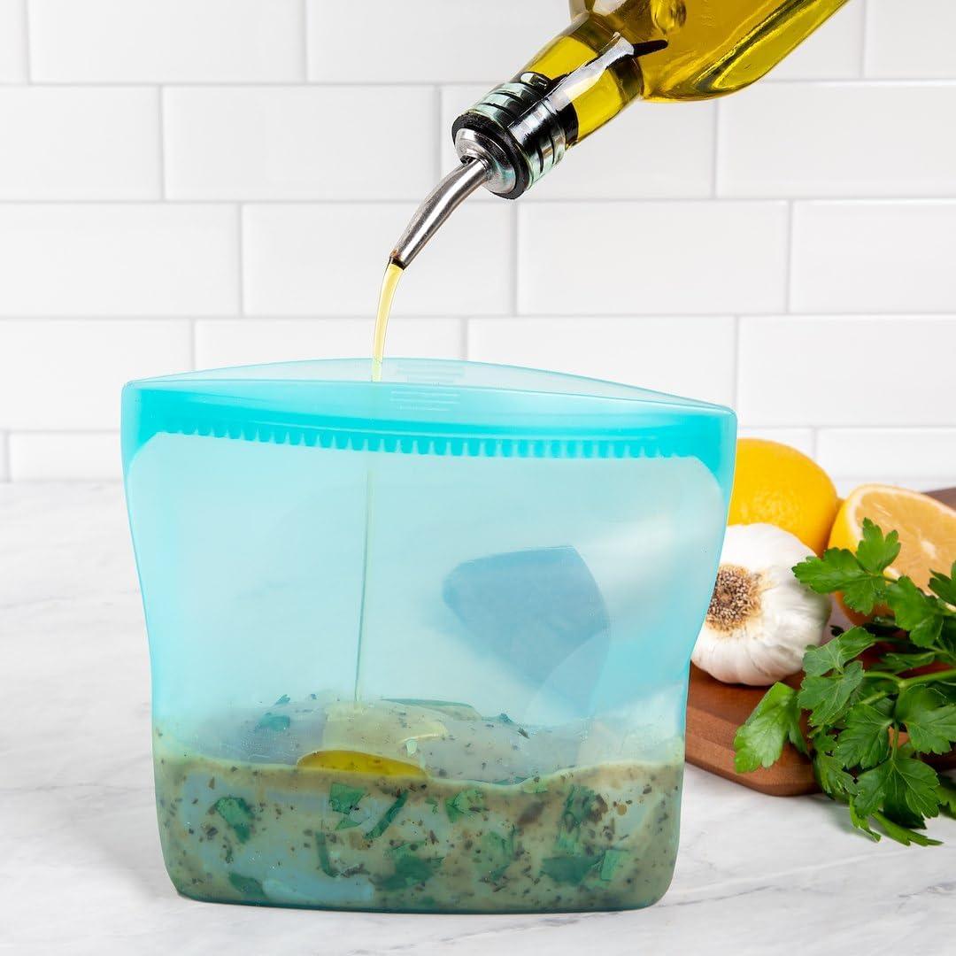 Bolsa de Silicona Reutilizable ProKeeper Grande 355ml Turquesa