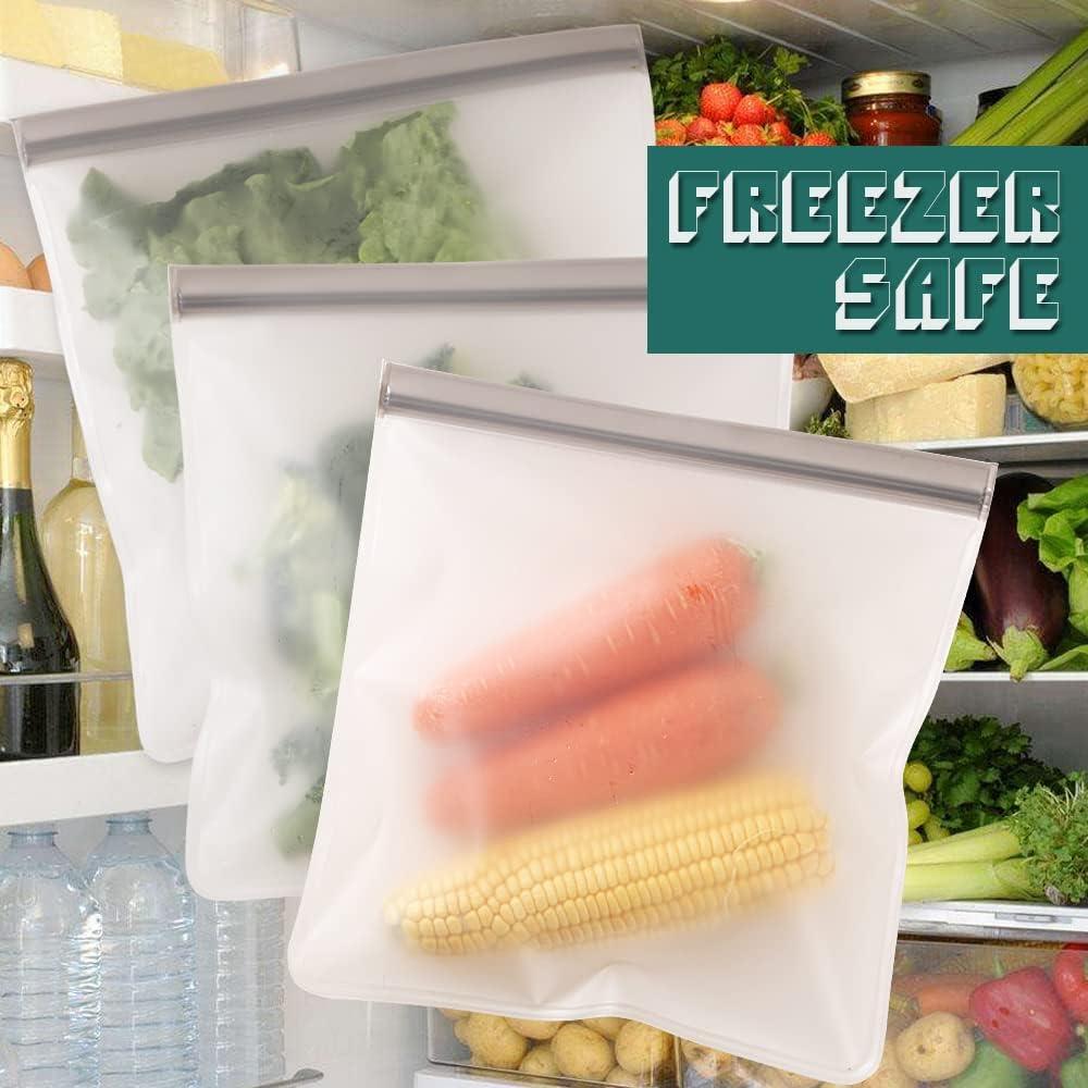 Bolsas Ziplock Reutilizables Cozihom 6 Piezas 28x27cm Ecológicas