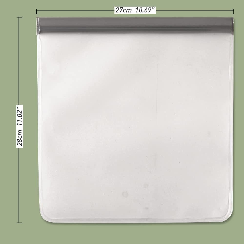 Bolsas Ziplock Reutilizables Cozihom 6 Piezas 28x27cm Ecológicas