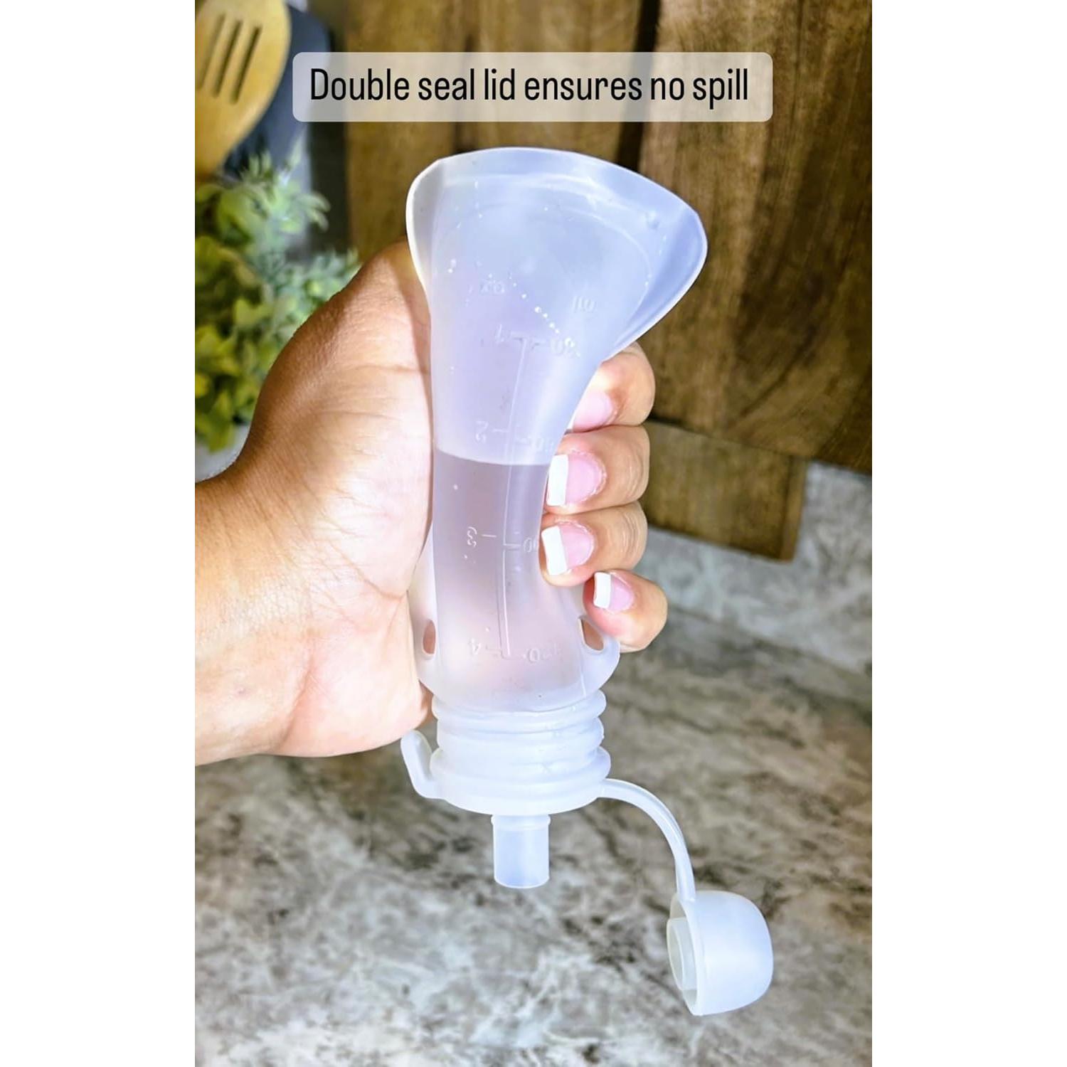 Bolsas de Almacenamiento de Leche Materna Silicona 120ml - 3 Piezas