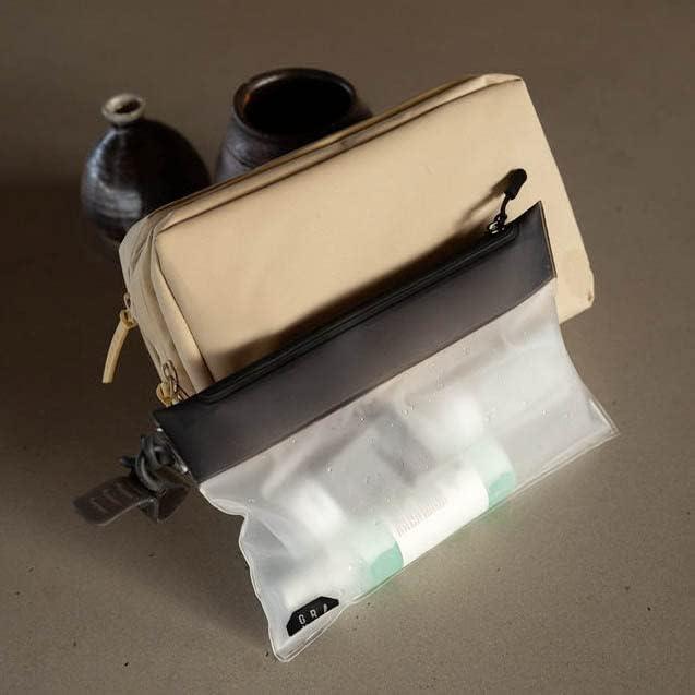 Bolsa de Aseo Transparente Gravel Aprobada por TSA 25.4x15.2cm