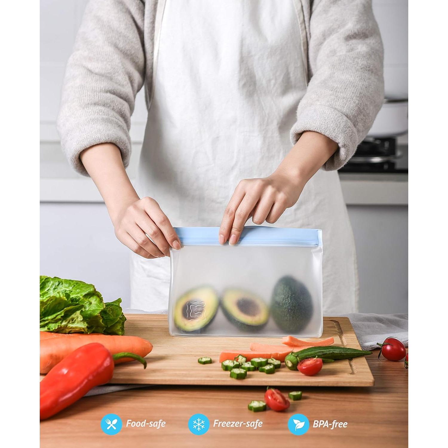 Bolsas de Almacenamiento Reutilizables Gridlabs - 10 Unidades PEVA