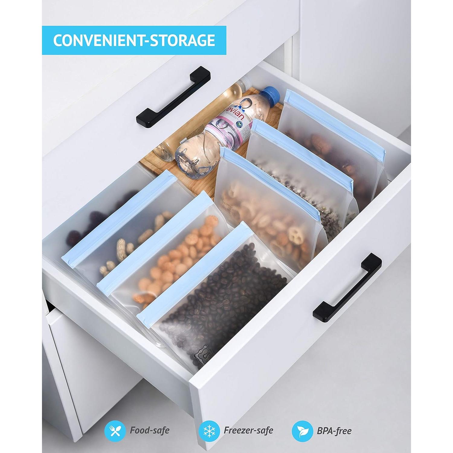 Bolsas de Almacenamiento Reutilizables Gridlabs - 10 Unidades PEVA