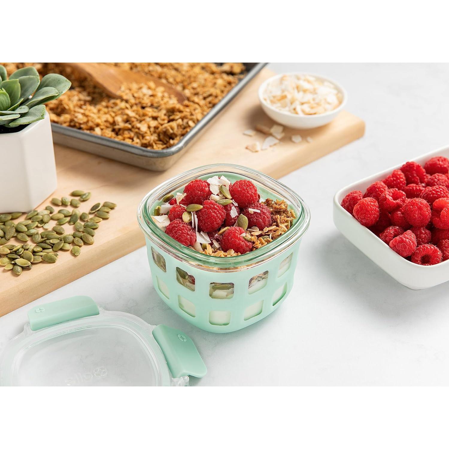 Contenedor de Almacenamiento de Alimentos Ello DuraGlass 2 Tazas Yucca