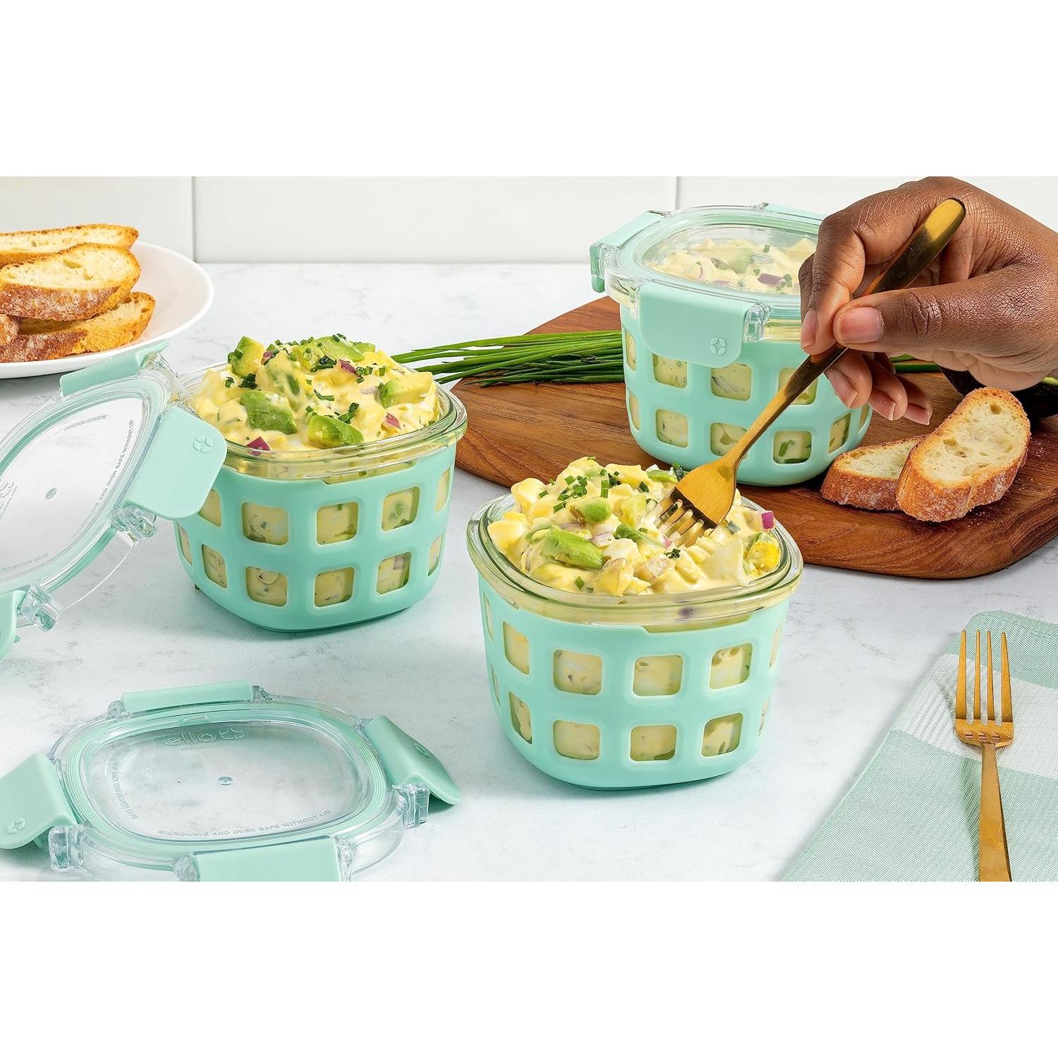 Contenedor de Almacenamiento de Alimentos Ello DuraGlass 2 Tazas Yucca