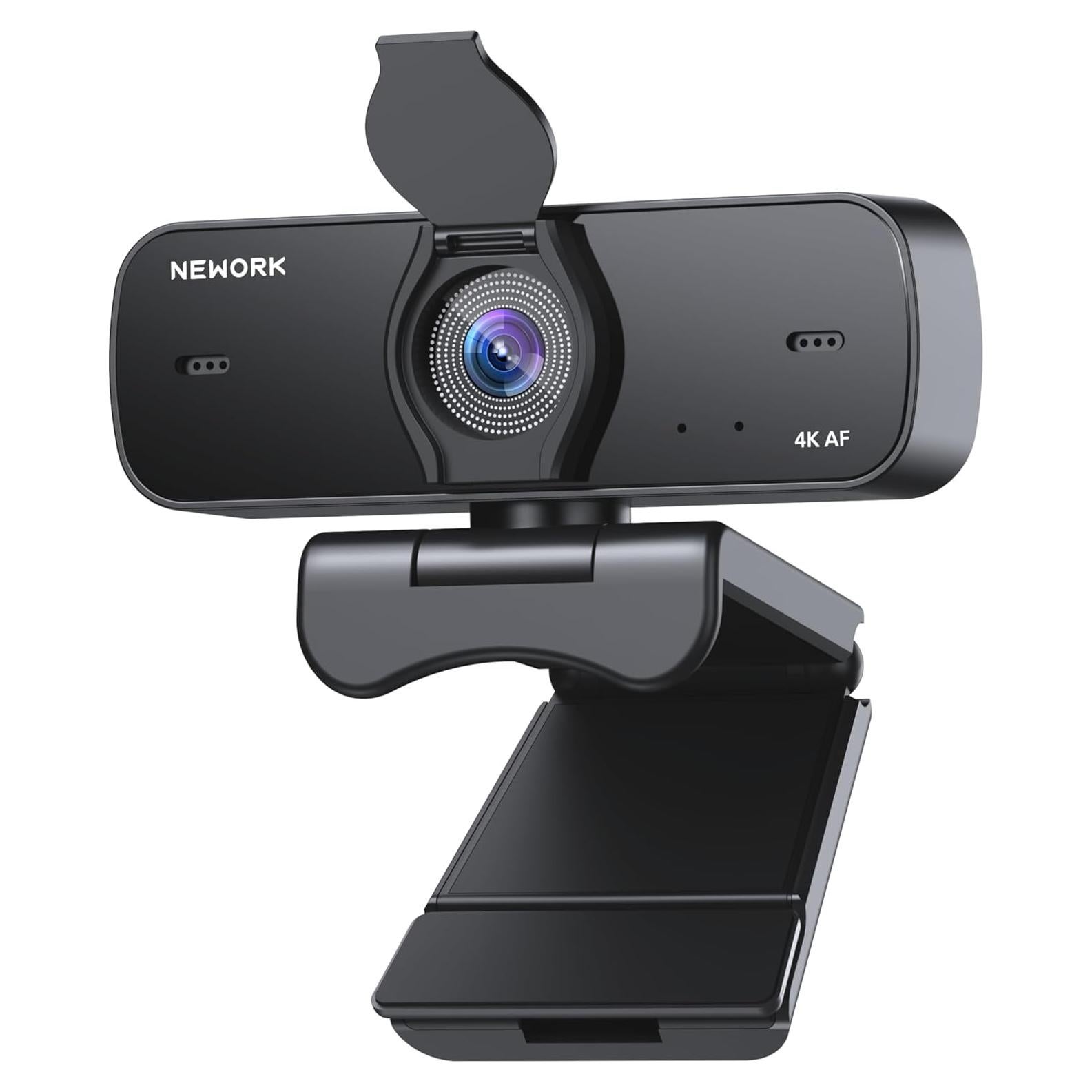 Cámara Web 4K NEWORK EasyCam 501, USB Plug & Play, 2 Micrófonos