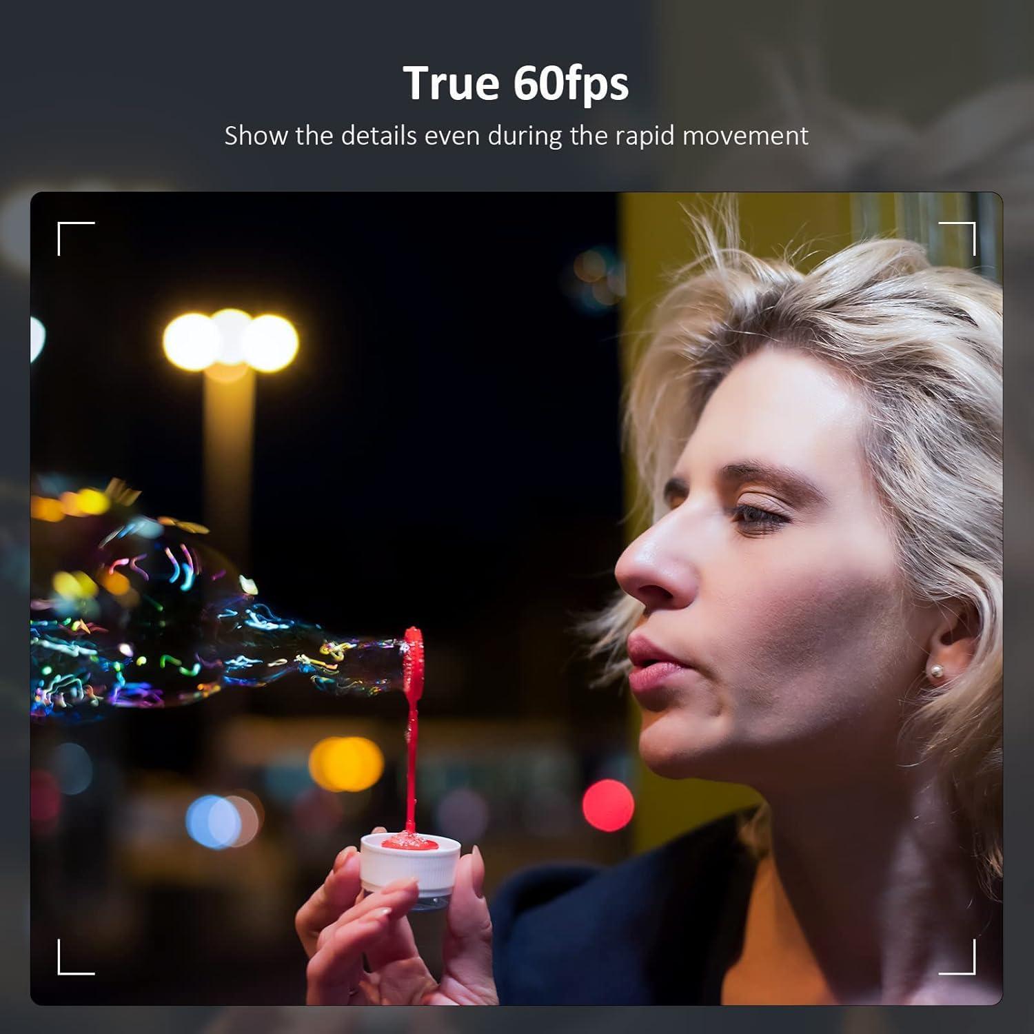 Webcam NexiGo N660P 1080P 60FPS con Micrófono y Privacidad