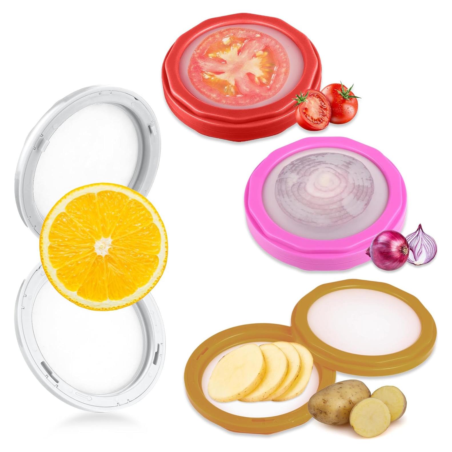 Caja de Almacenamiento de Frutas Yomarket 4 Piezas Silicona