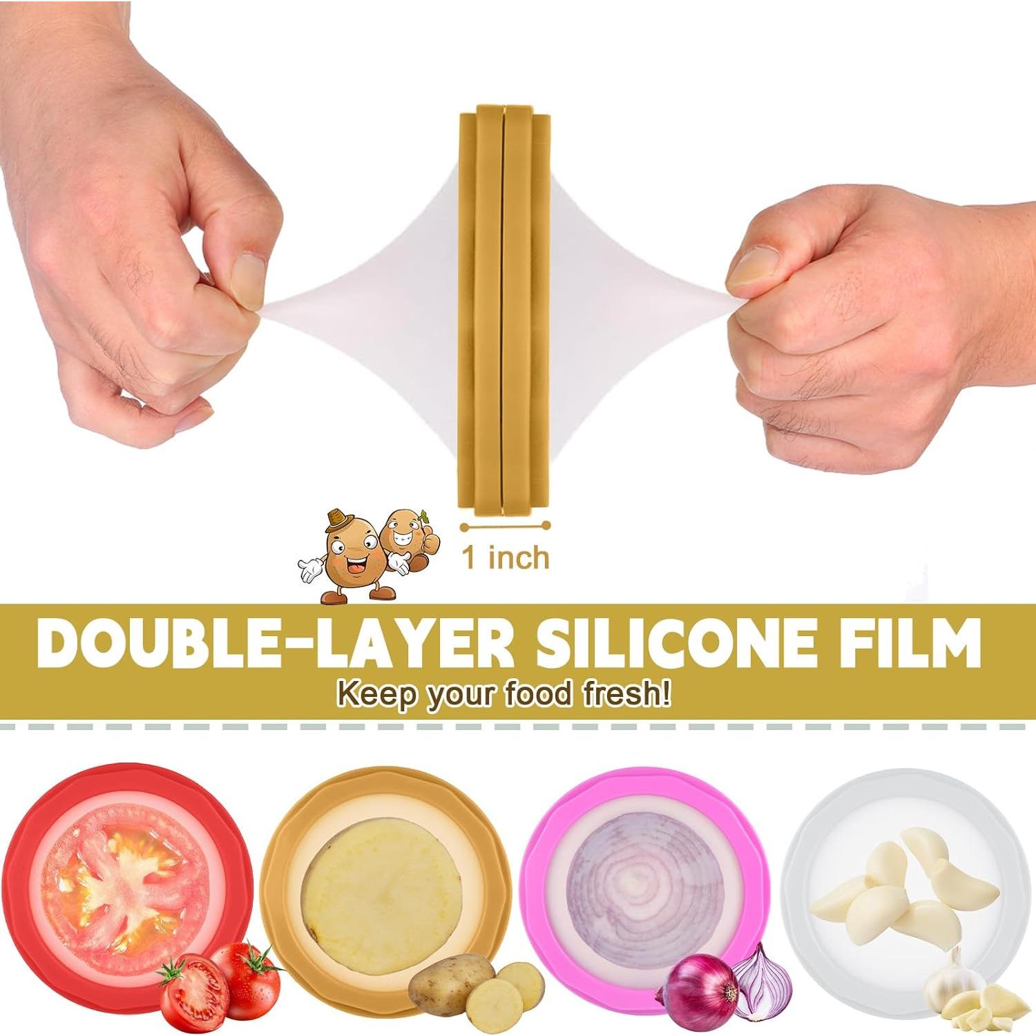 Caja de Almacenamiento de Frutas Yomarket 4 Piezas Silicona