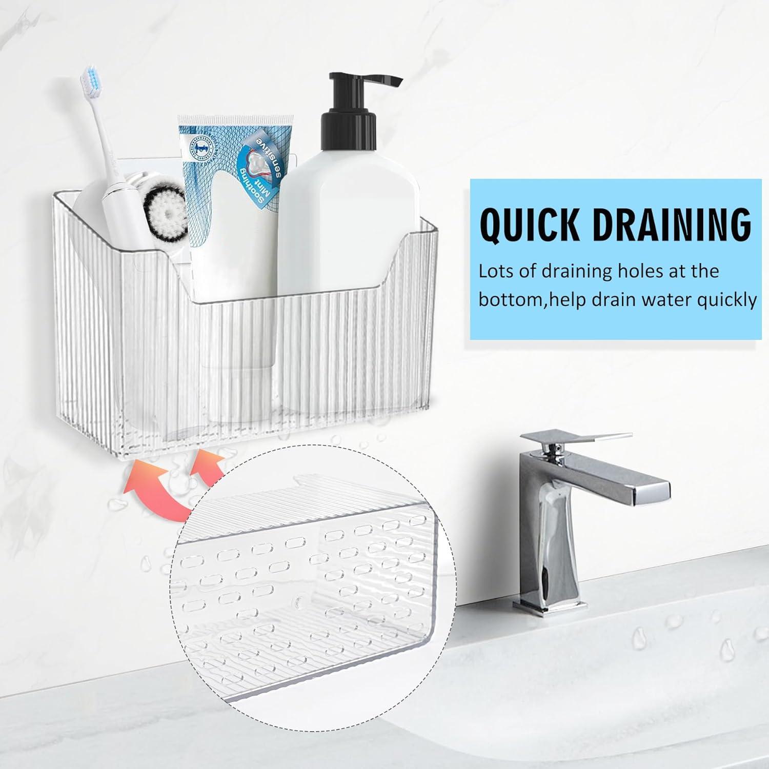 Organizador de Puerta de Gabinete PENSINO Pack de 2 Transparente