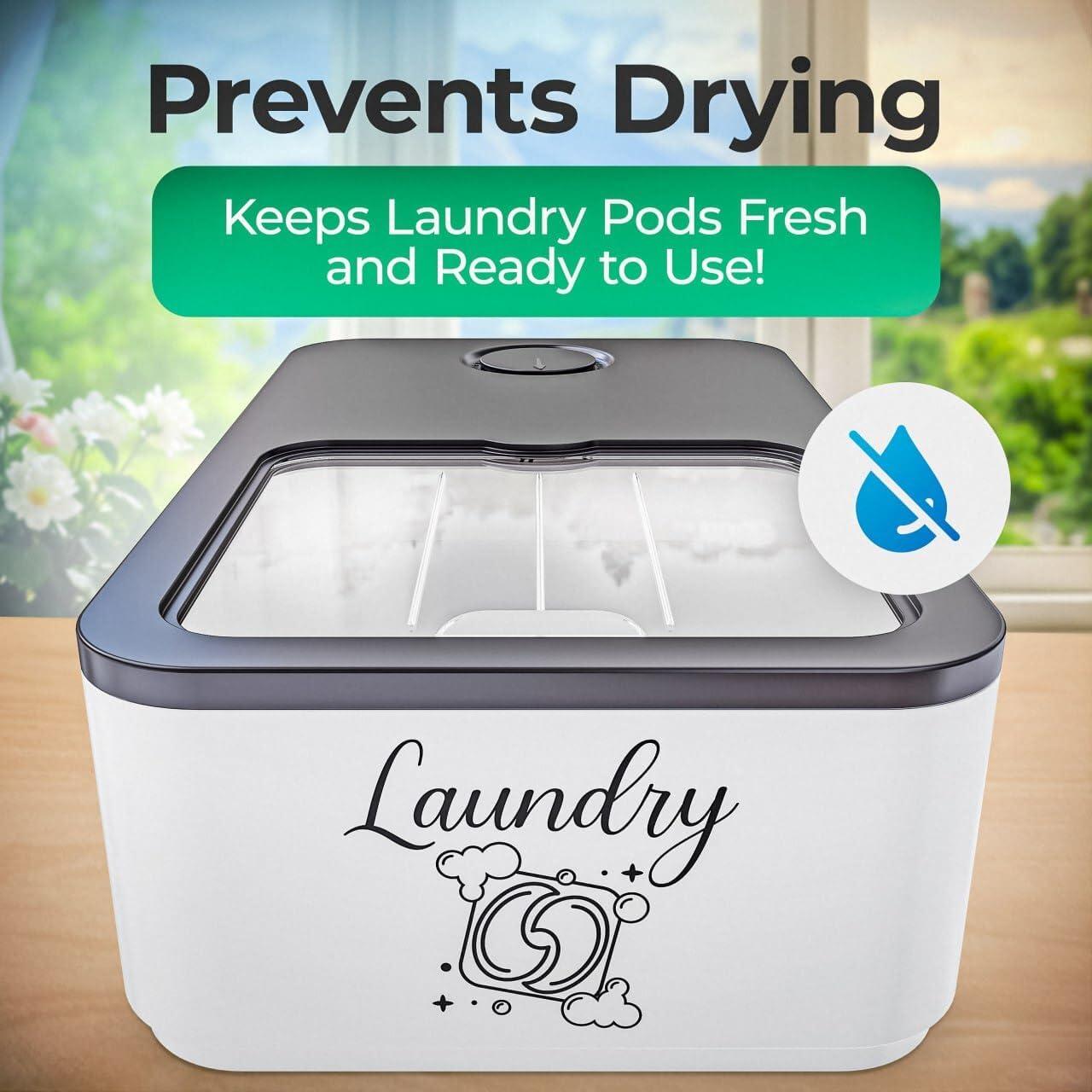 Contenedor de Cápsulas de Lavandería Skywin 11 lbs Negro