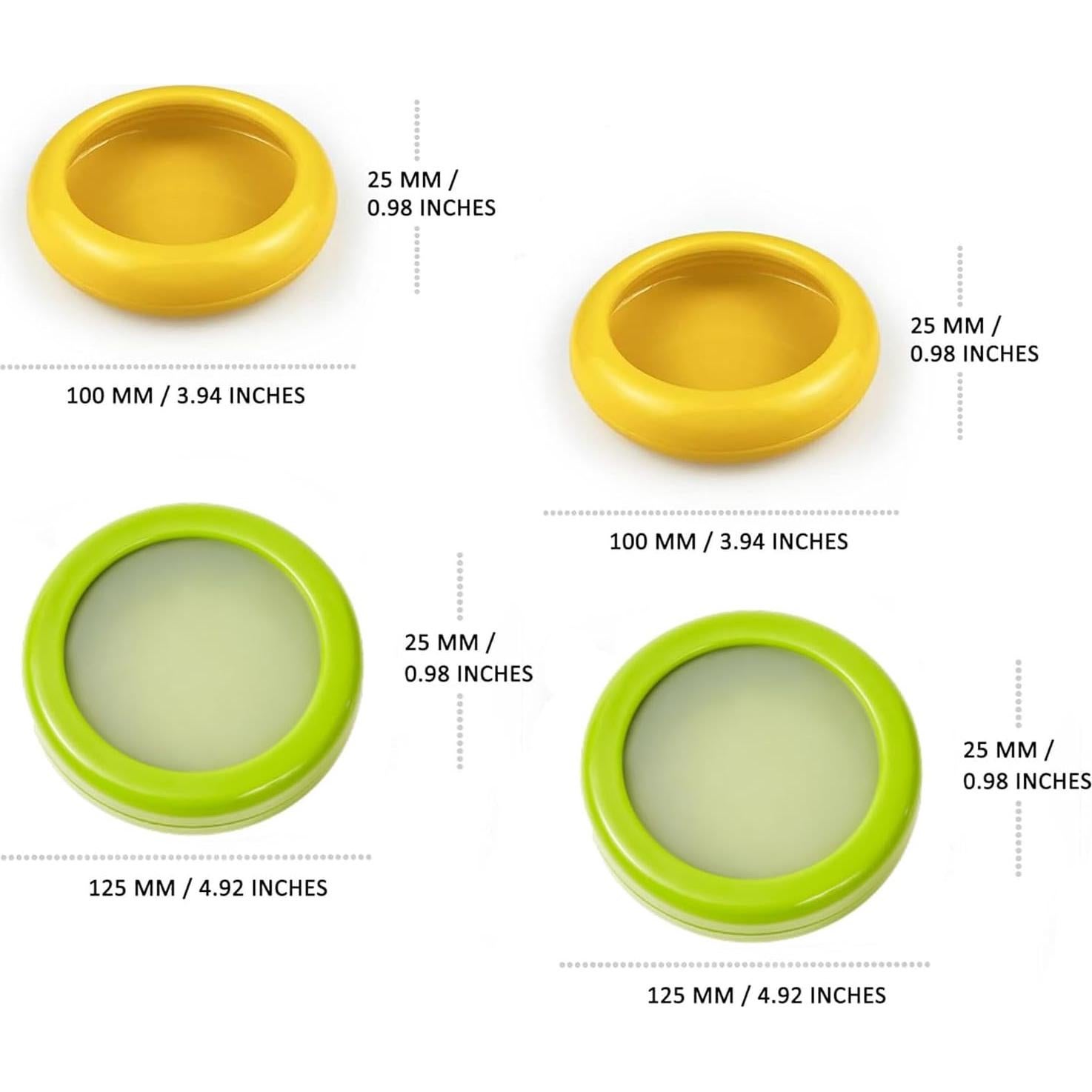 Contenedores de Silicona para Frutas y Verduras Jiazipeng 4pcs