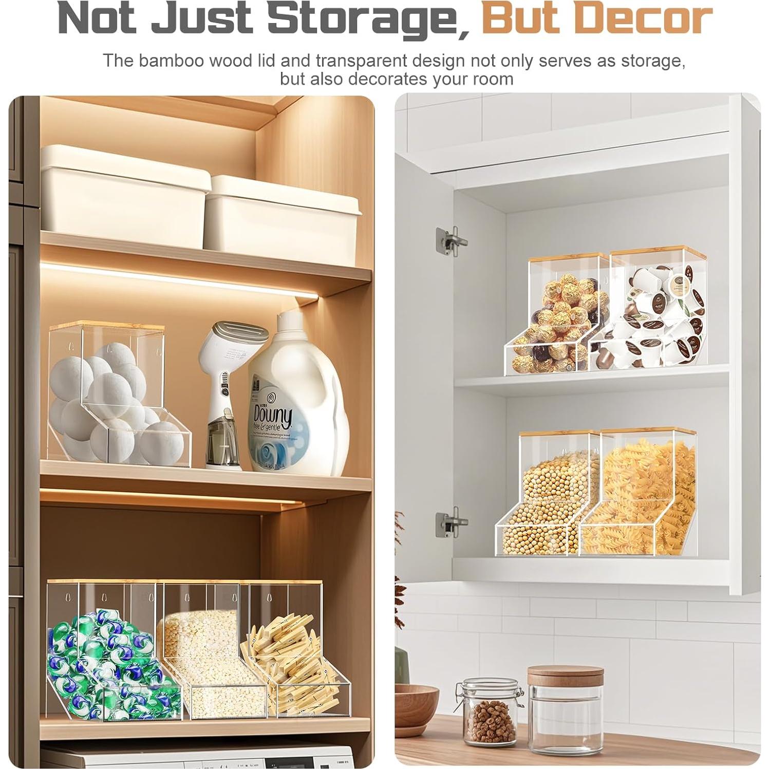 Dispensador de cápsulas de lavandería JYPS 2pcs 2.79L