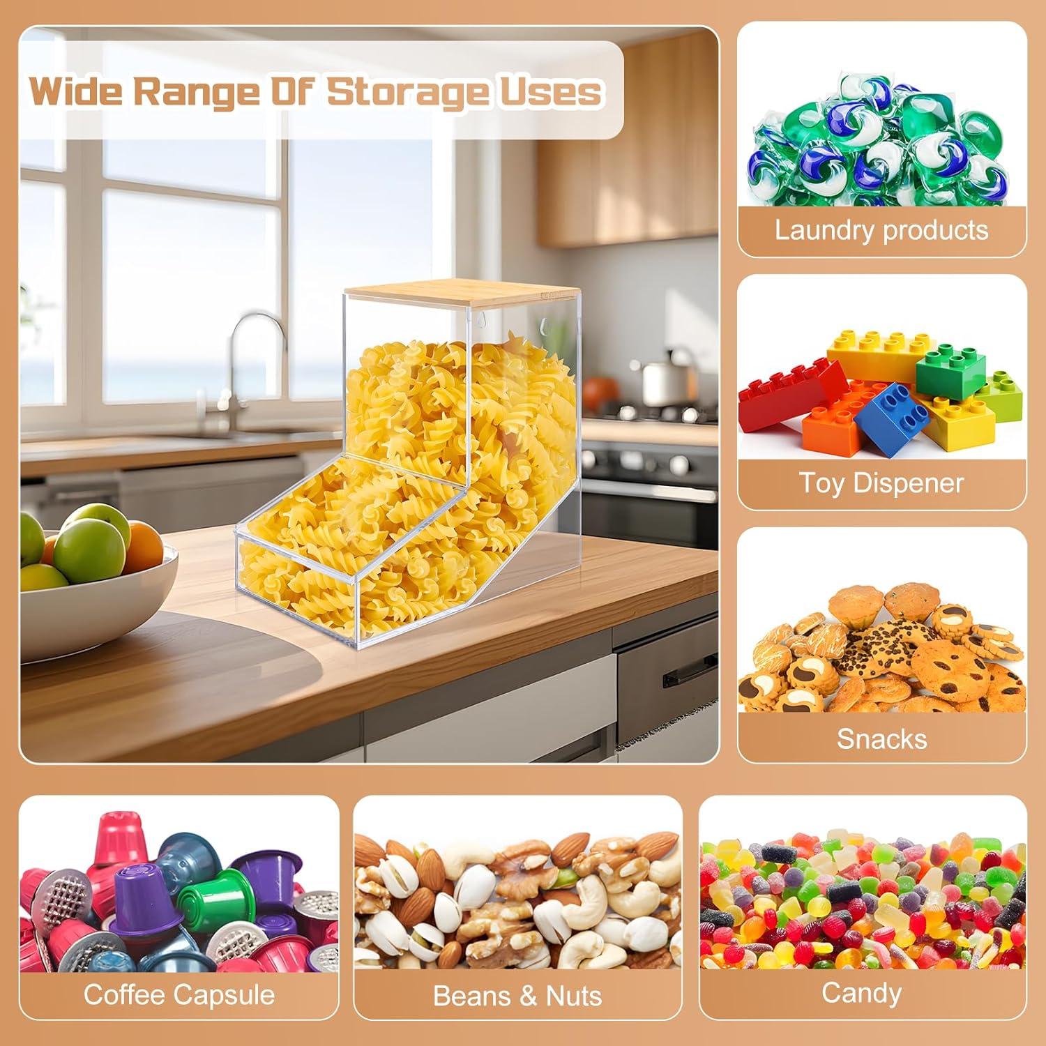 Dispensador de cápsulas de lavandería JYPS 2pcs 2.79L