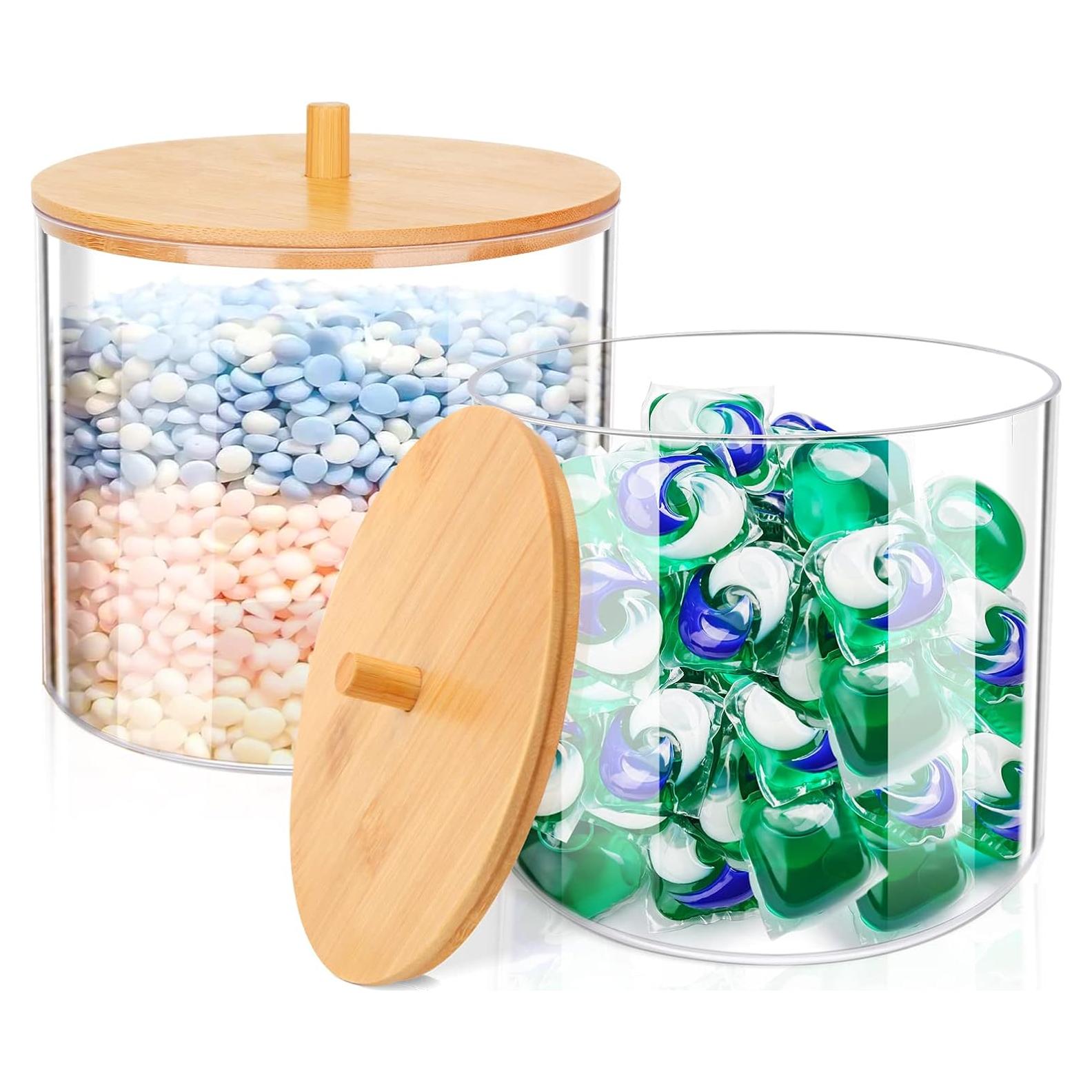 Contenedor de cápulas de lavandería JYPS 2 unidades 16x17.8cm