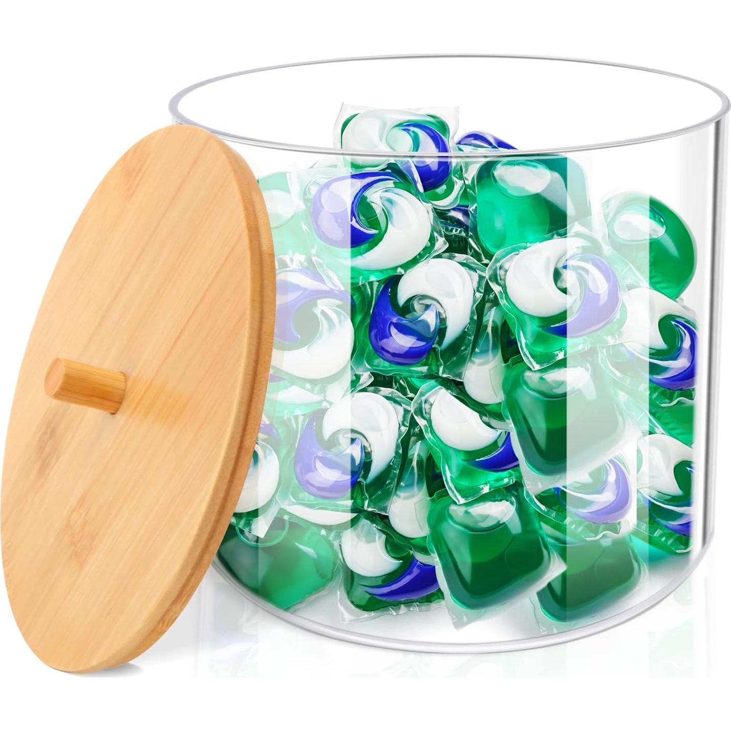 Contenedor de cápulas de lavandería JYPS 2 unidades 16x17.8cm