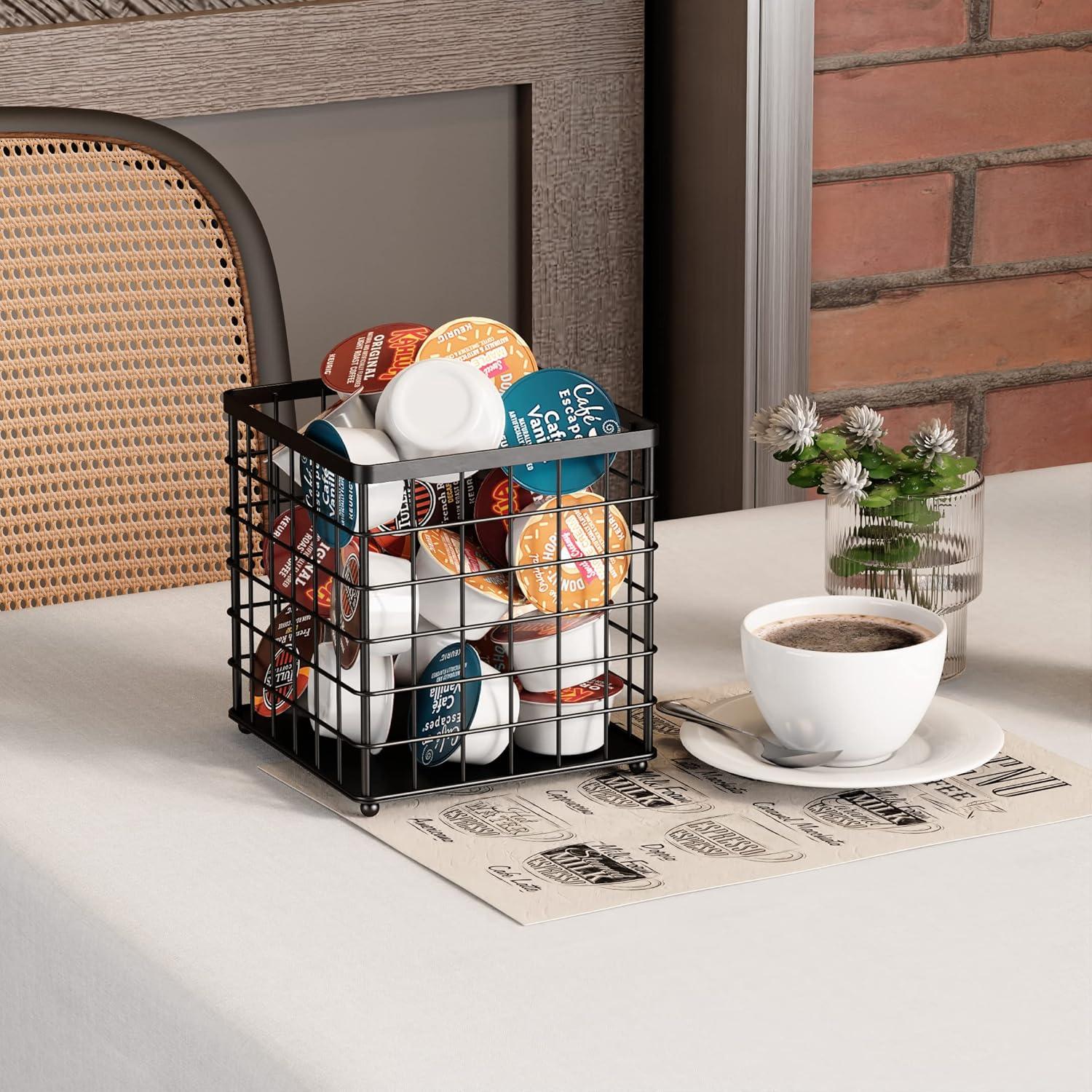 Organizador de Cápsulas de Café HORIAMIT 75 Cápsulas Negro