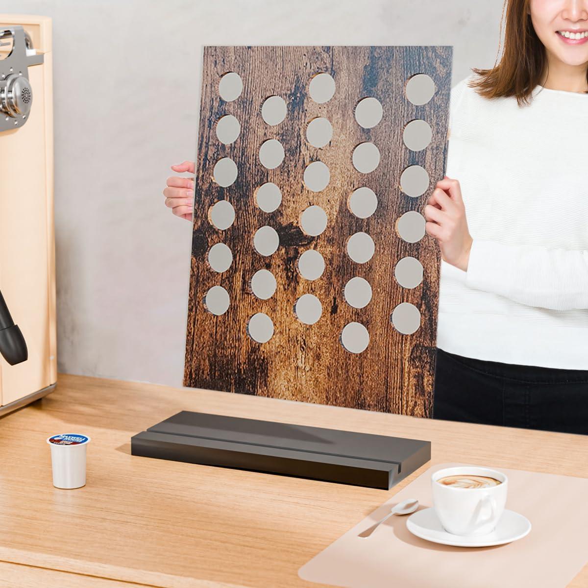 Soporte para cápsulas de café MOKIUER rústico 30 Kpods