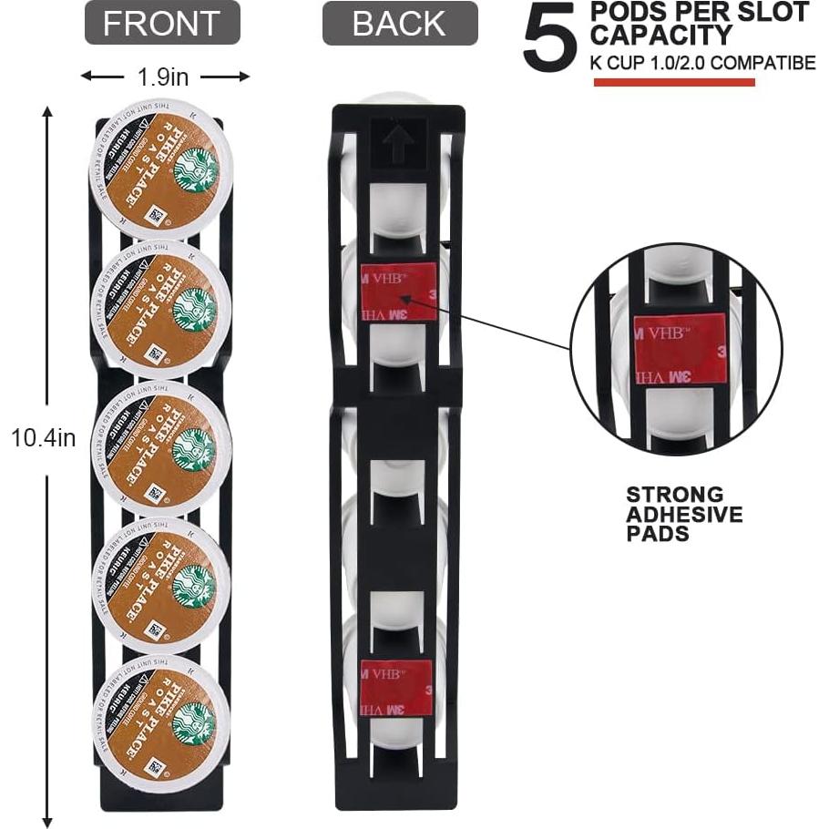 Soporte para Cápsulas de Café K-Cup SUNGRACE - 3 Unidades