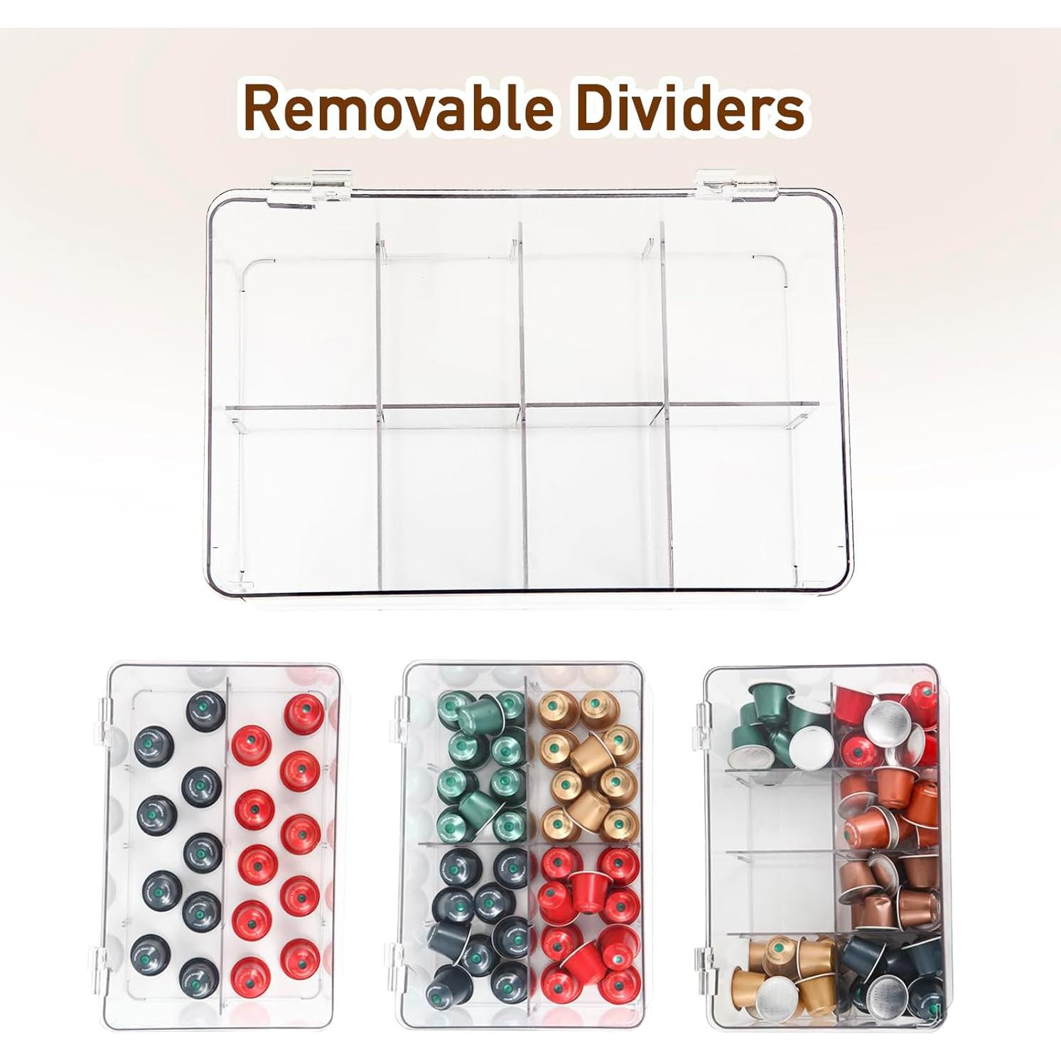 Soporte Organizador de Cápsulas de Café ZECENN - Transparente