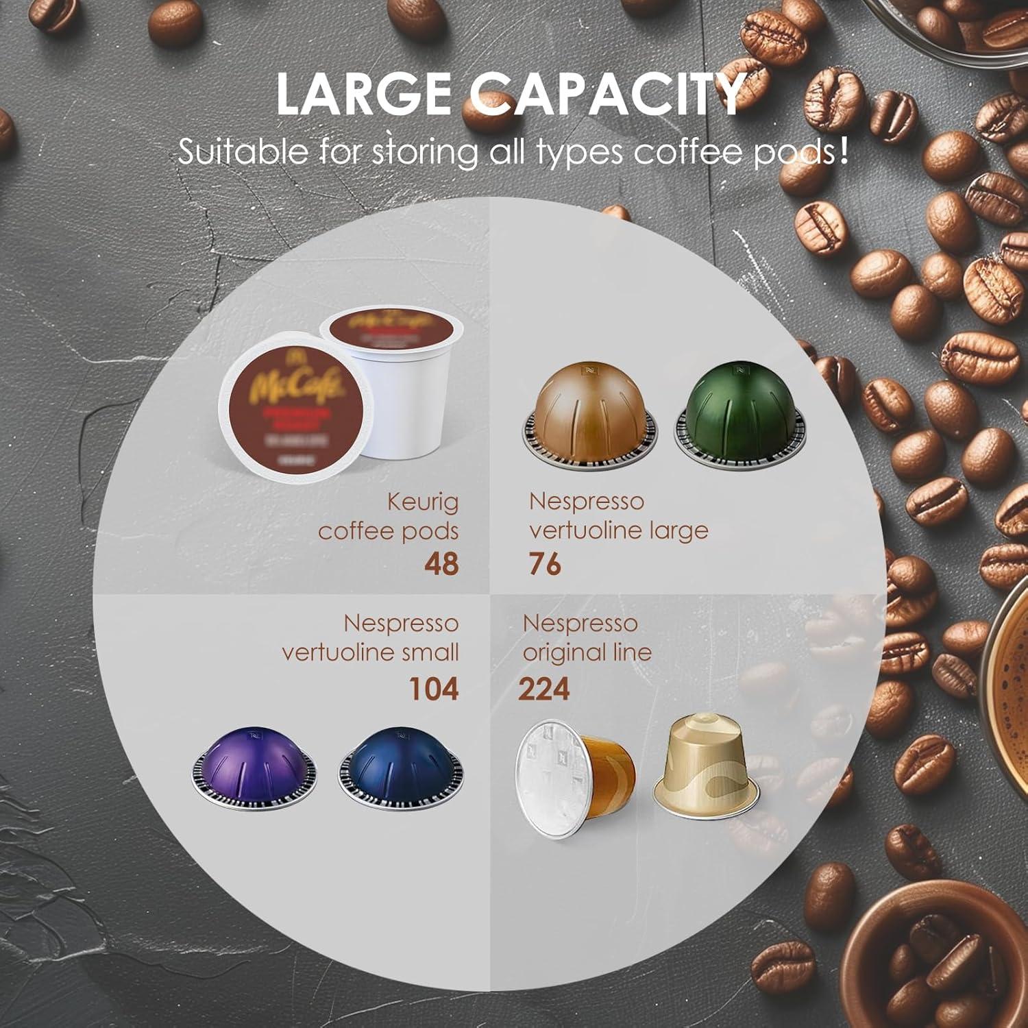 Soporte Organizador de Cápsulas de Café Famaster 4 Niveles