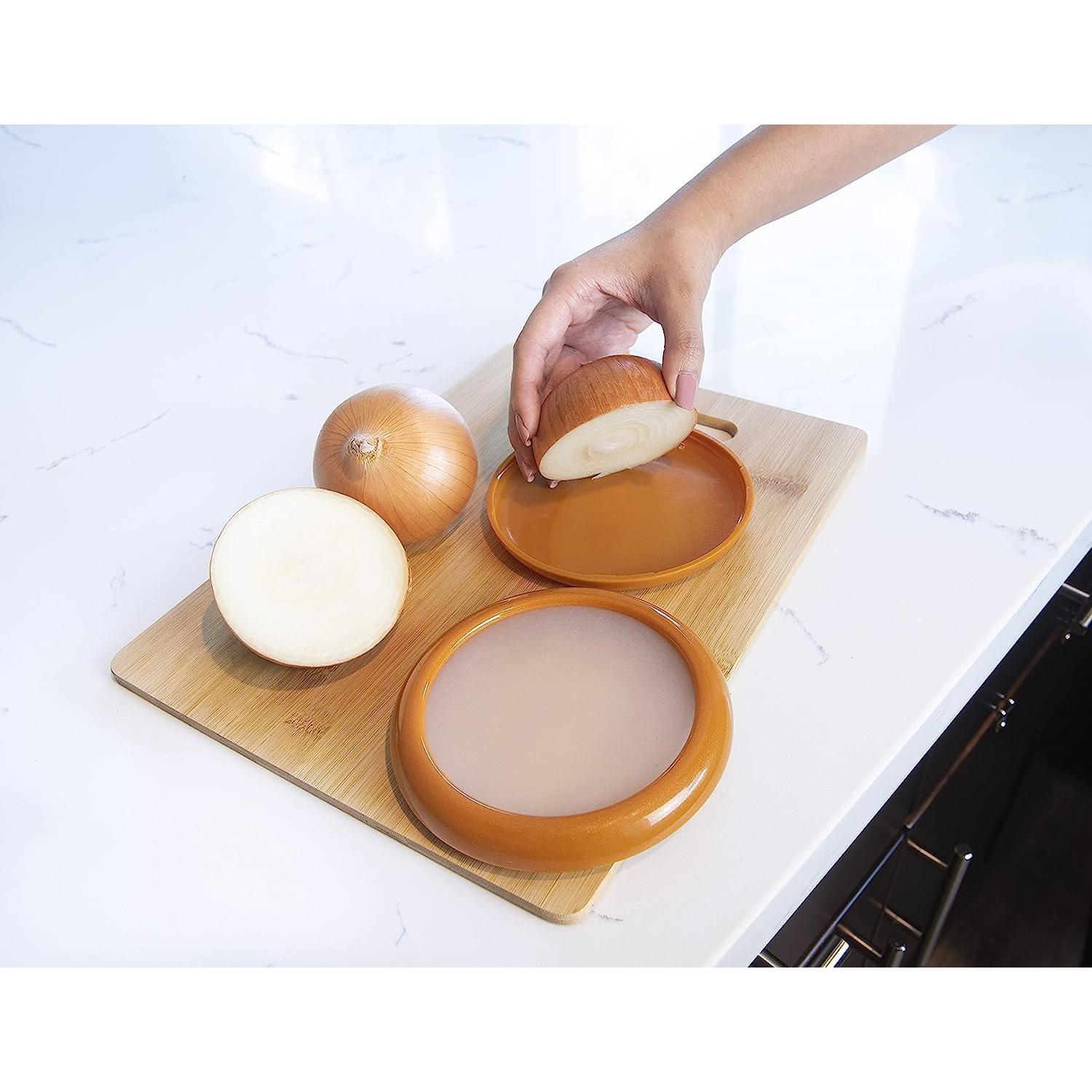 Contenedor de Almacenamiento de Cebolla Joie, 2 Unidades, Naranja