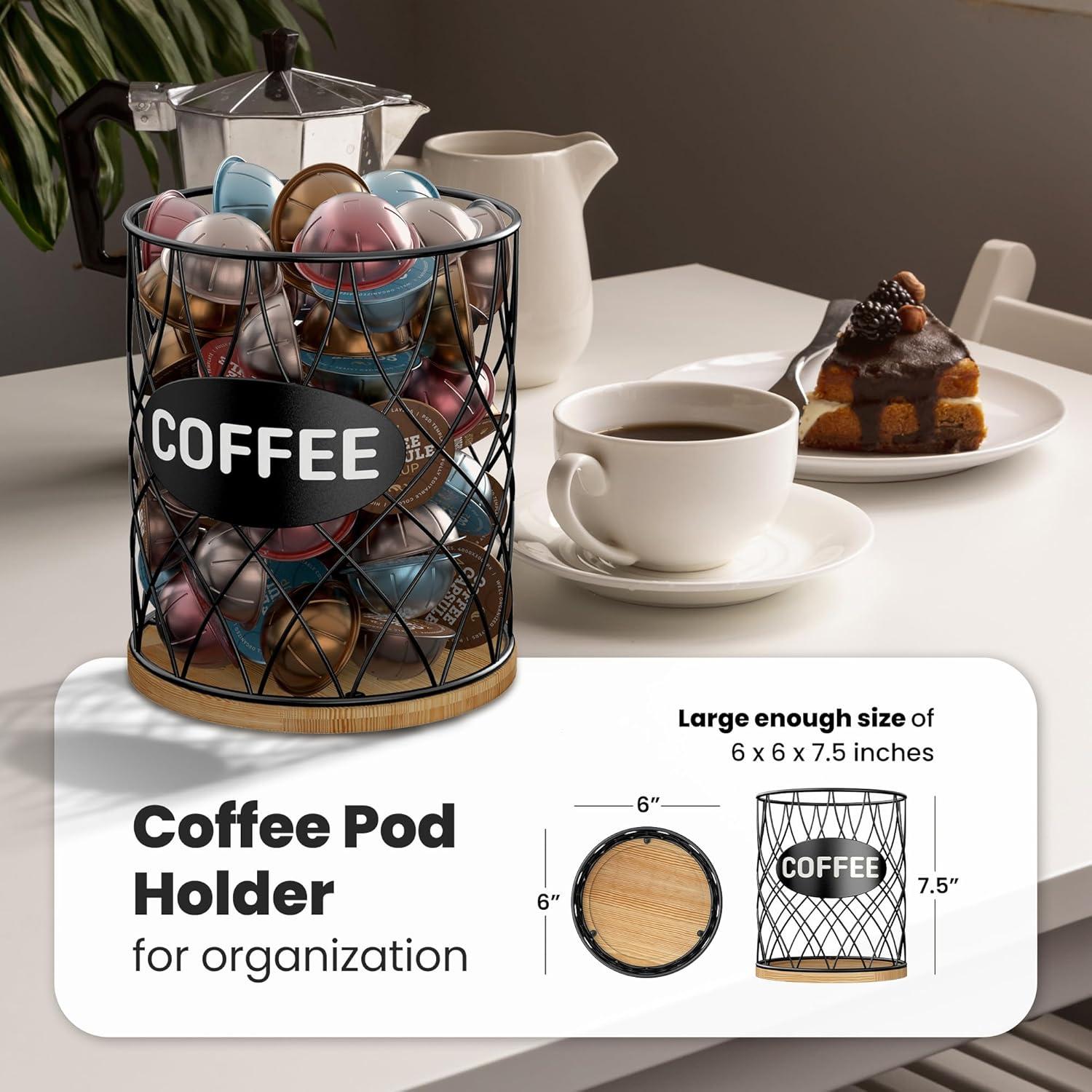 Soporte para cápsulas de café ADDFIT HOUSE - Organizador 80 unidades