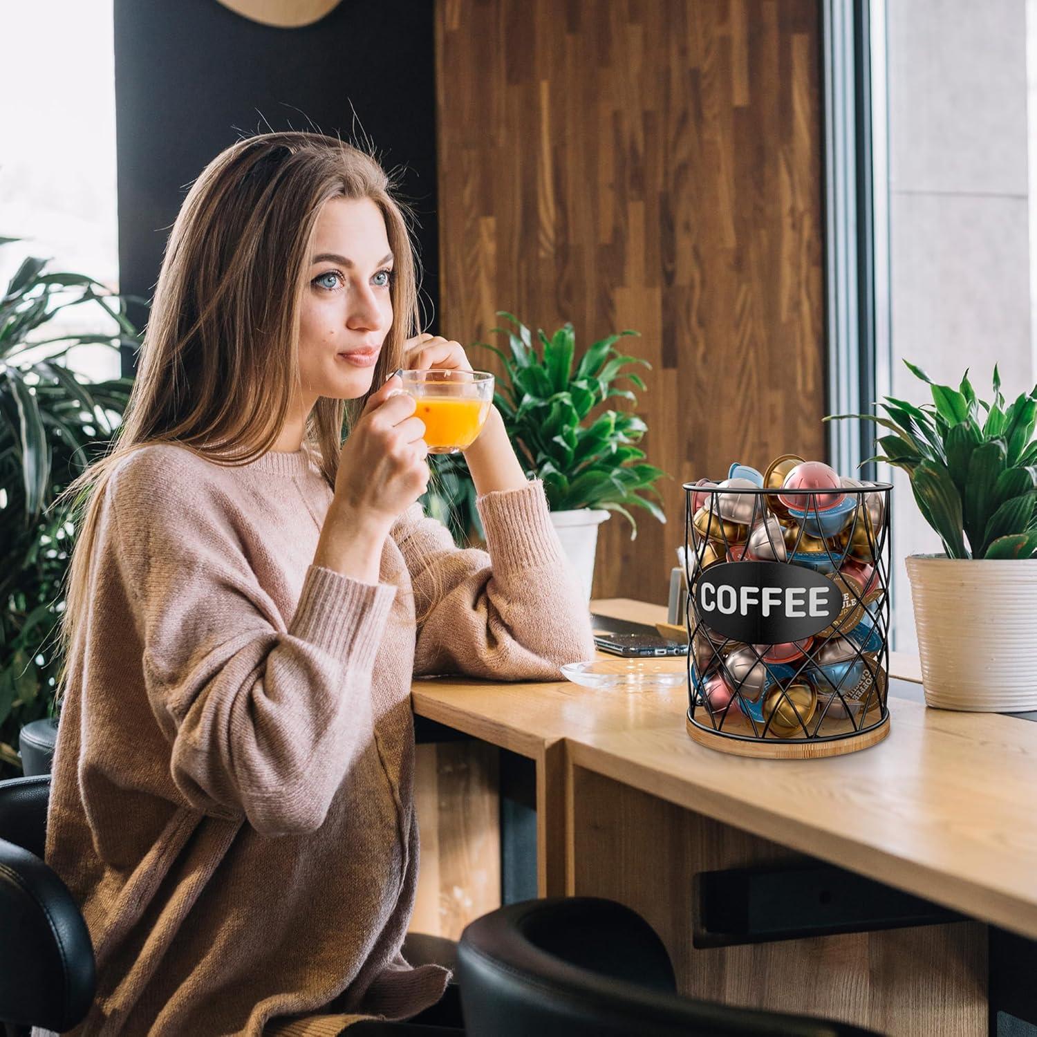 Soporte para cápsulas de café ADDFIT HOUSE - Organizador 80 unidades