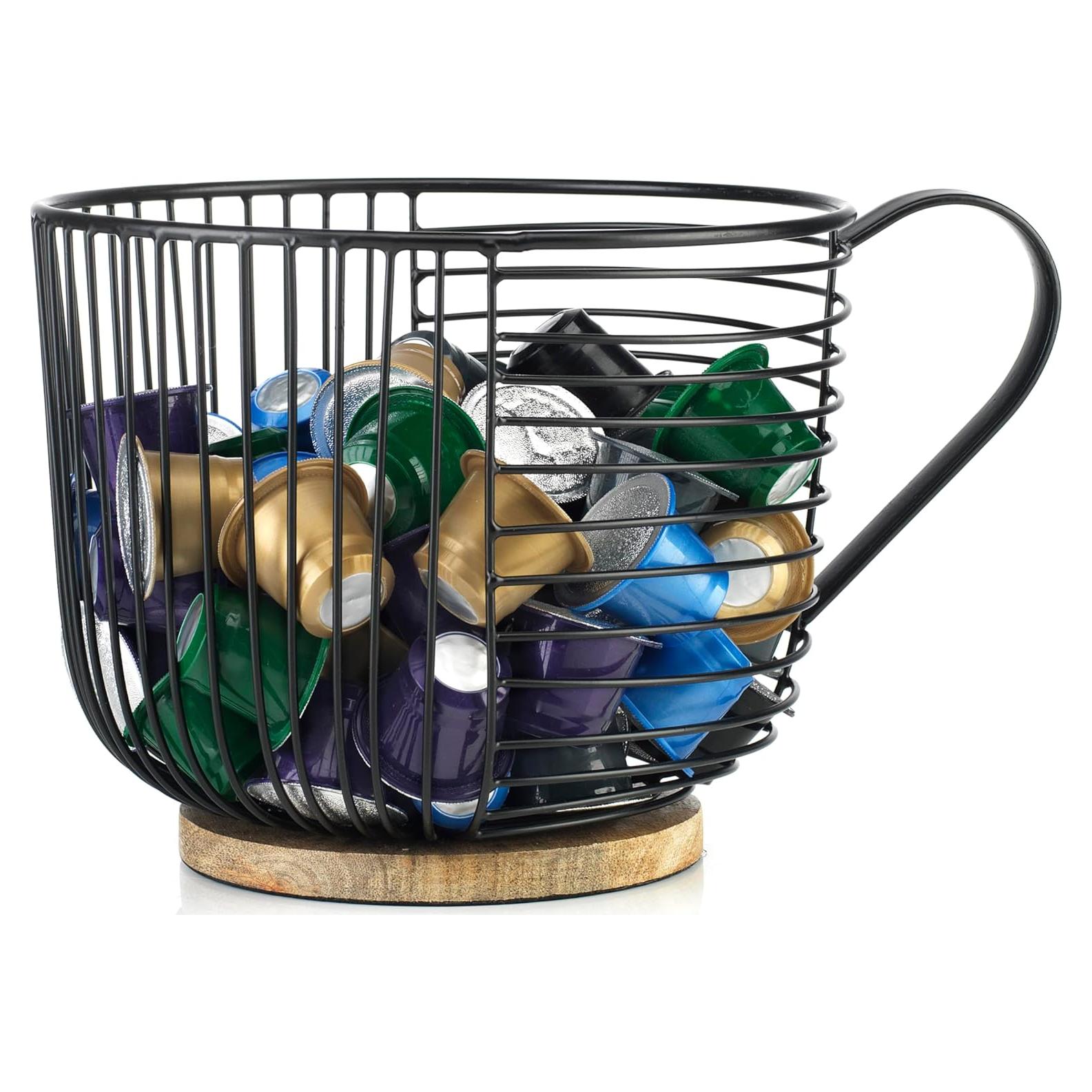 Soporte para cápsulas de café MosJos - Almacenamiento K Cup negro