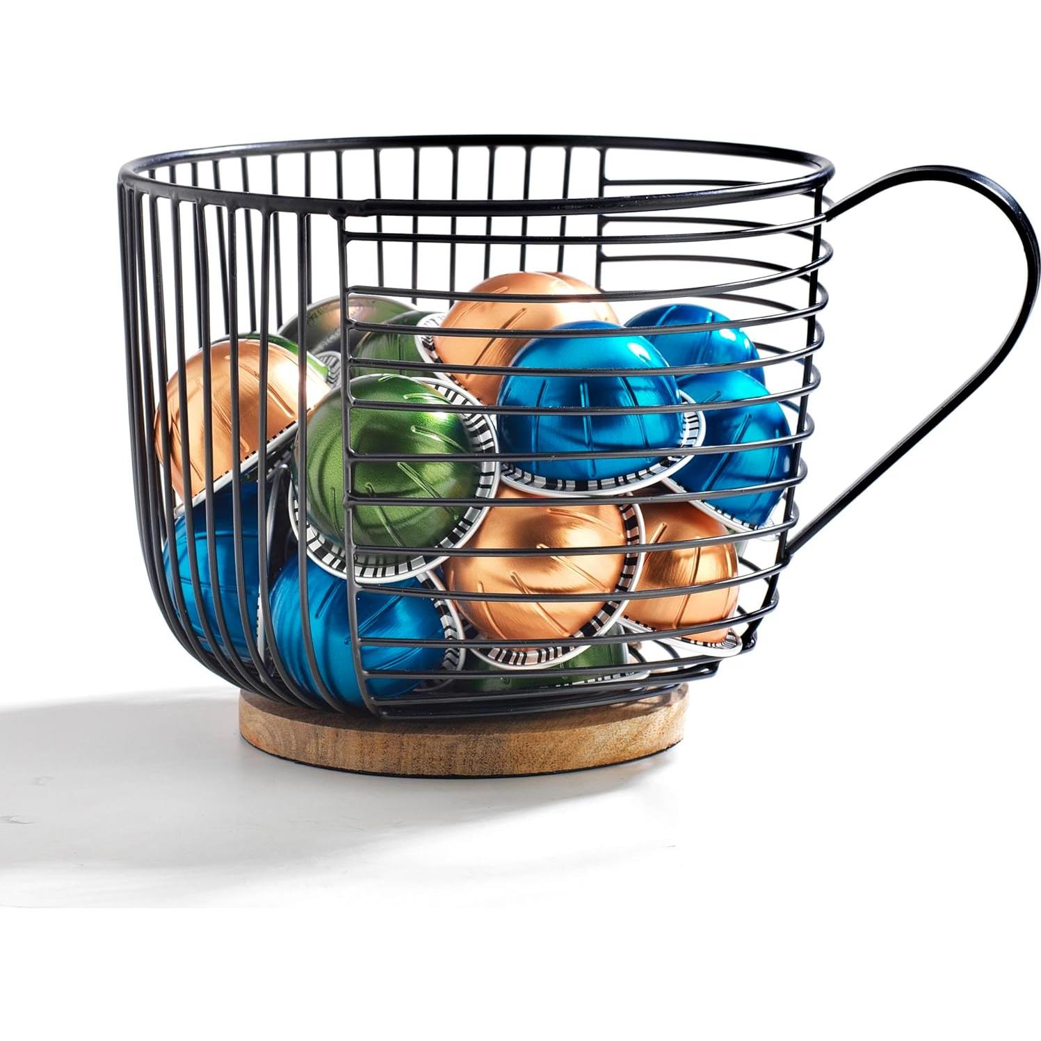 Soporte para cápsulas de café MosJos - Almacenamiento K Cup negro