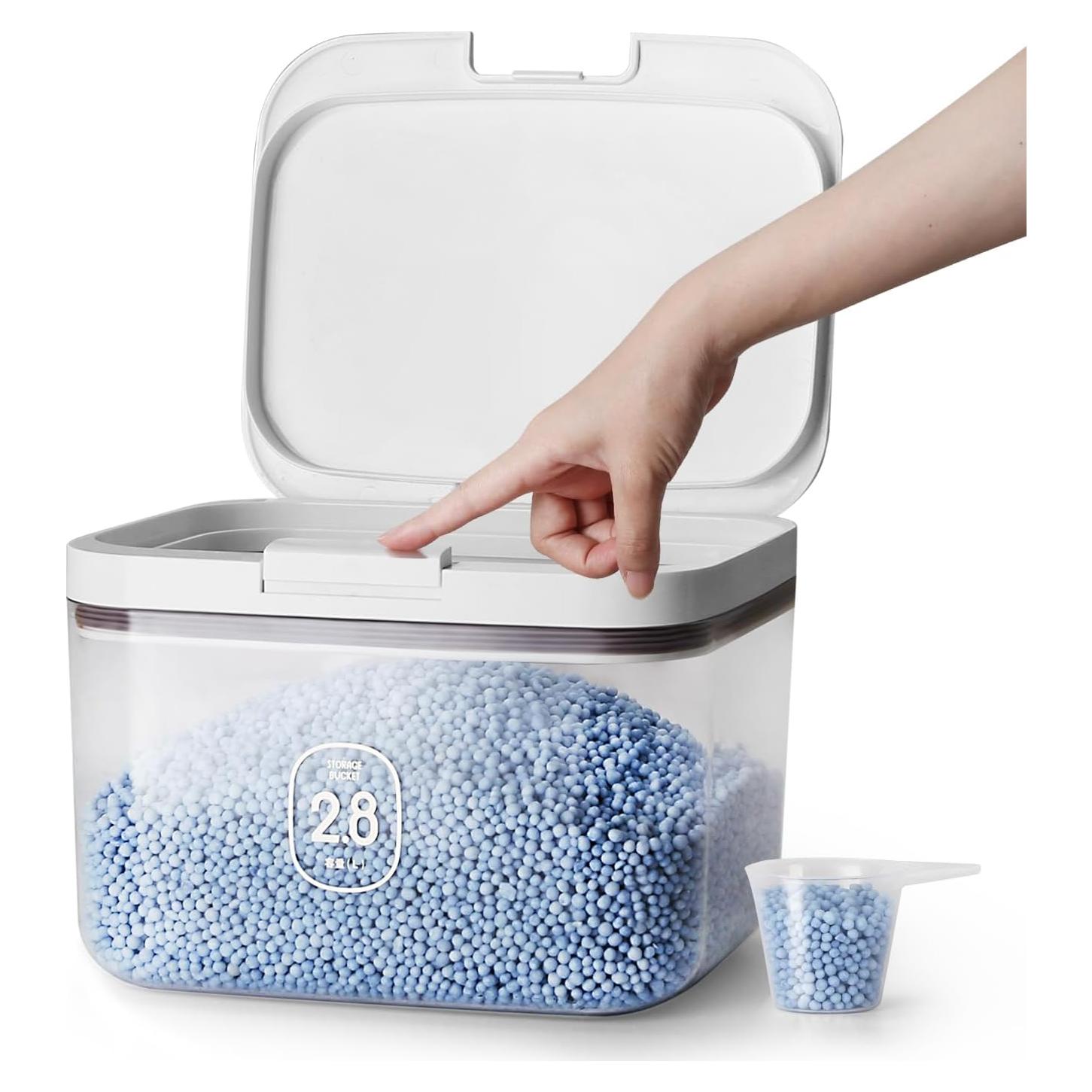 Dispensador de detergente 2.8L PET transparente D979