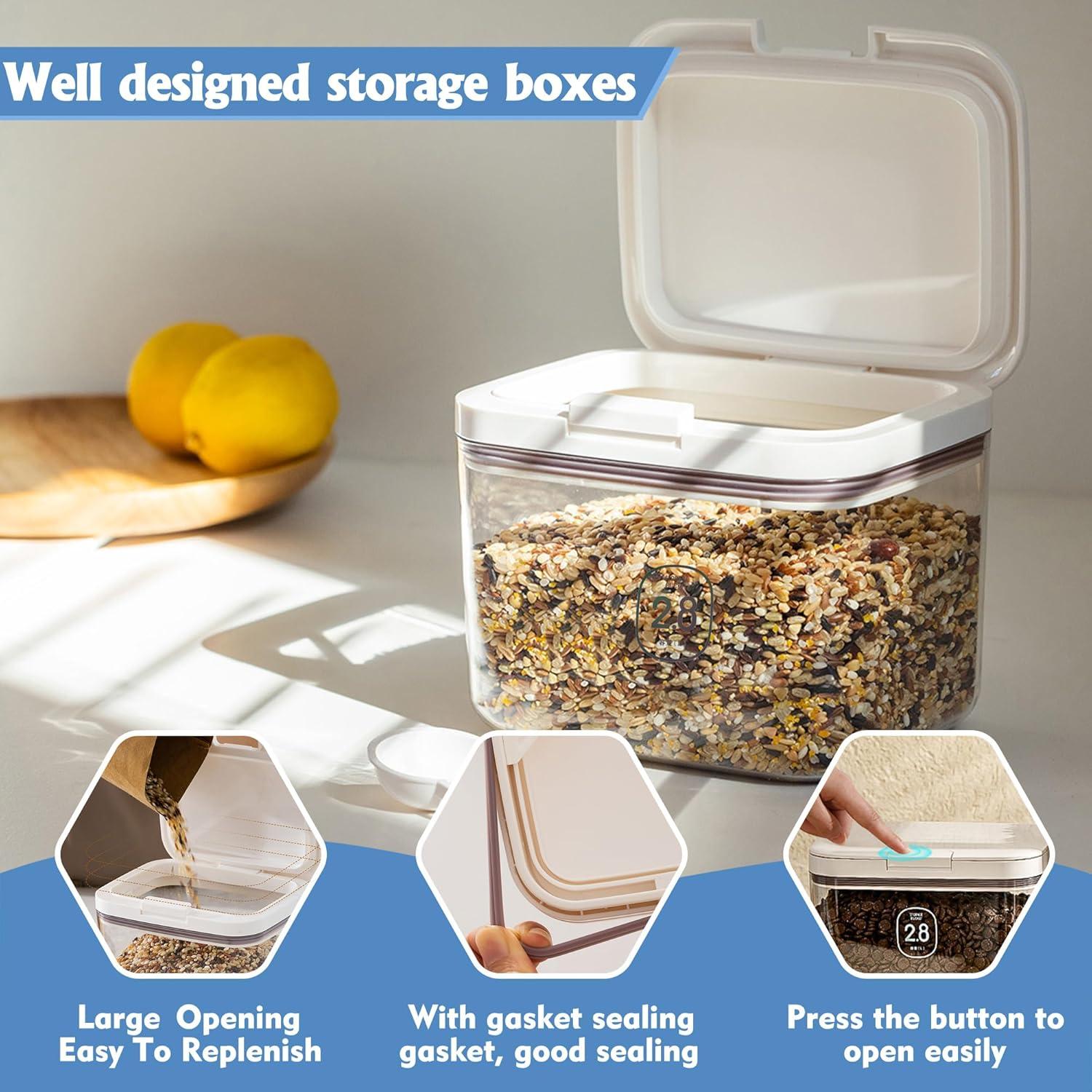 Contenedor de 2.8L para cápulas de lavandería YITOBA Blanco