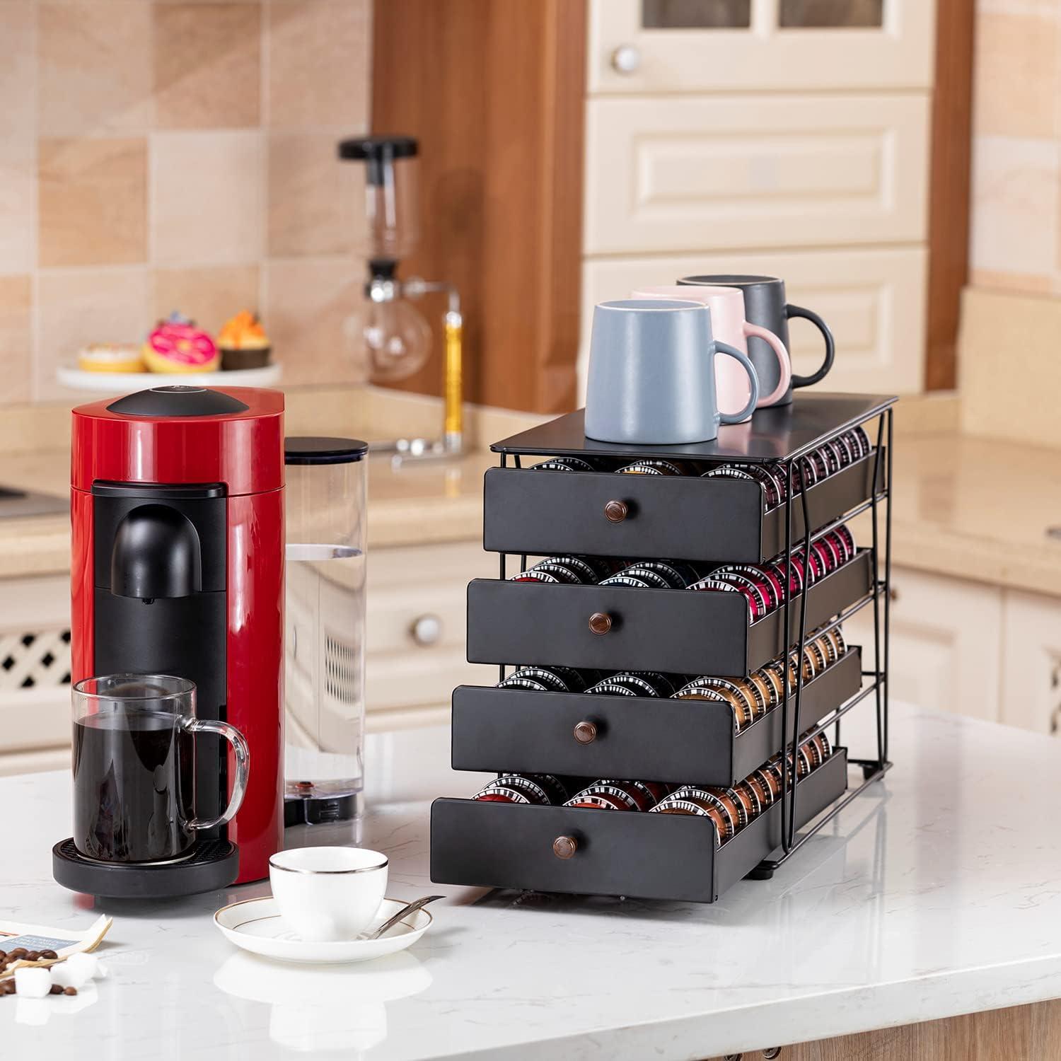 Soporte para cápsulas Nespresso Rice Rat 120 cápsulas negro