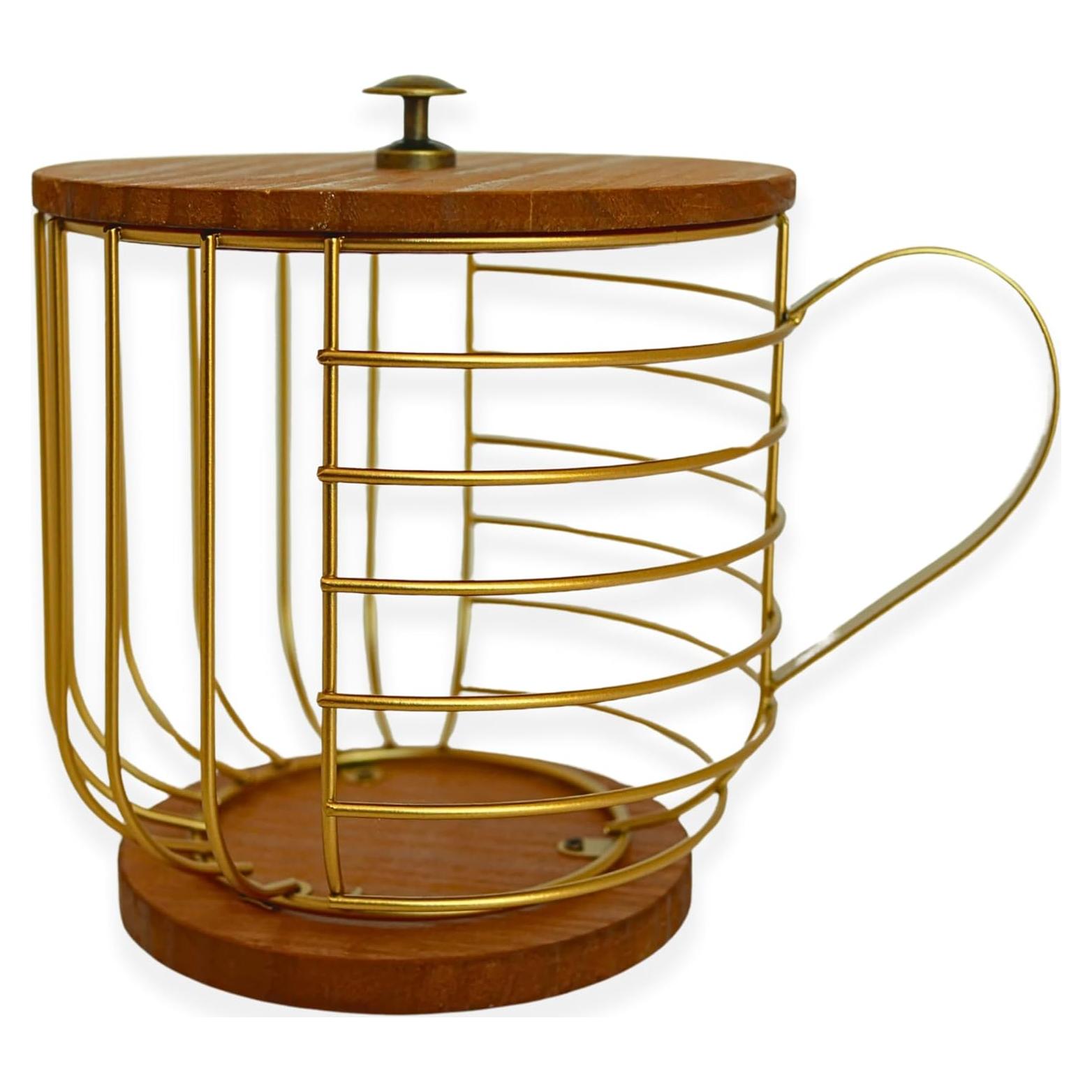 Soporte para cápsulas de café Five Twenty Co. dorado 20.6x18cm