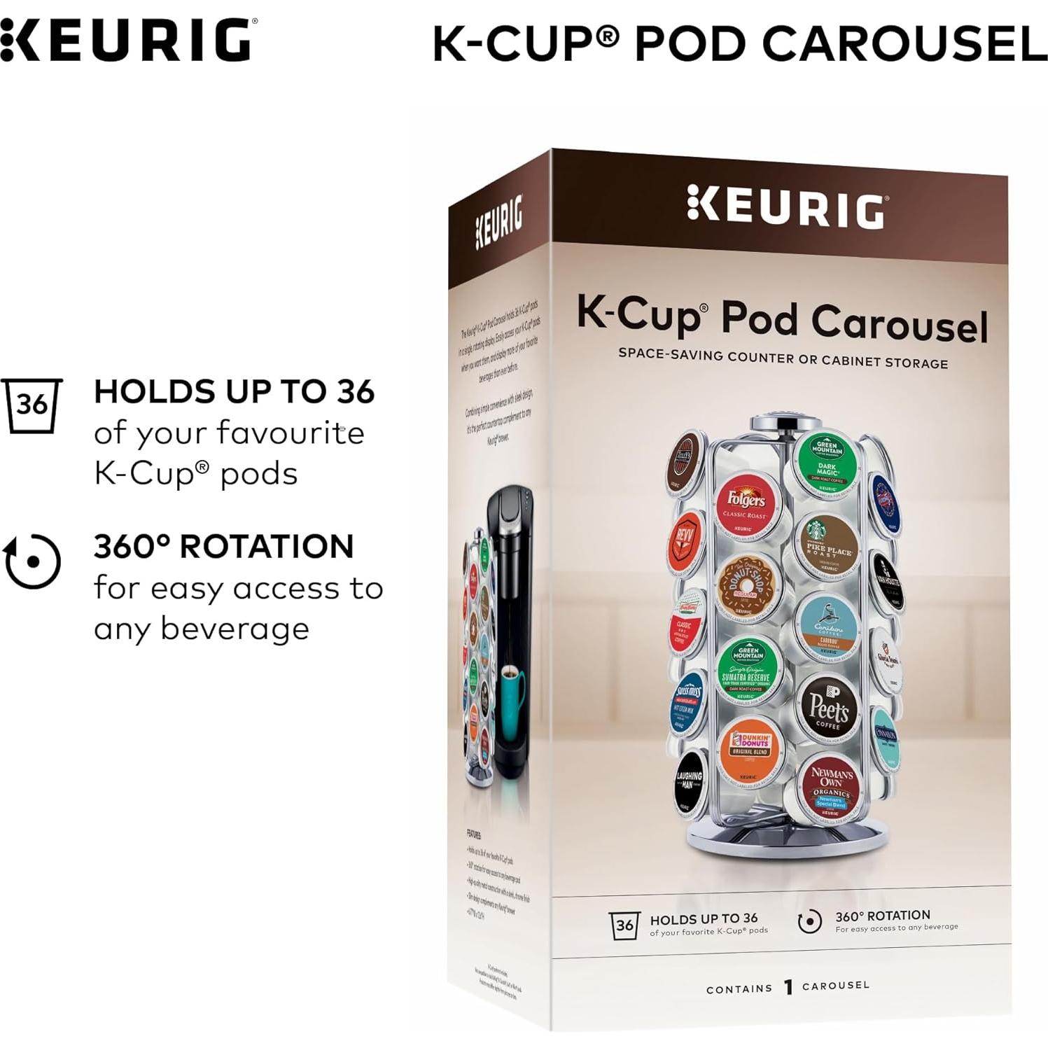 Carrousel de Almacenamiento Keurig para 36 Cápsulas K-Cup